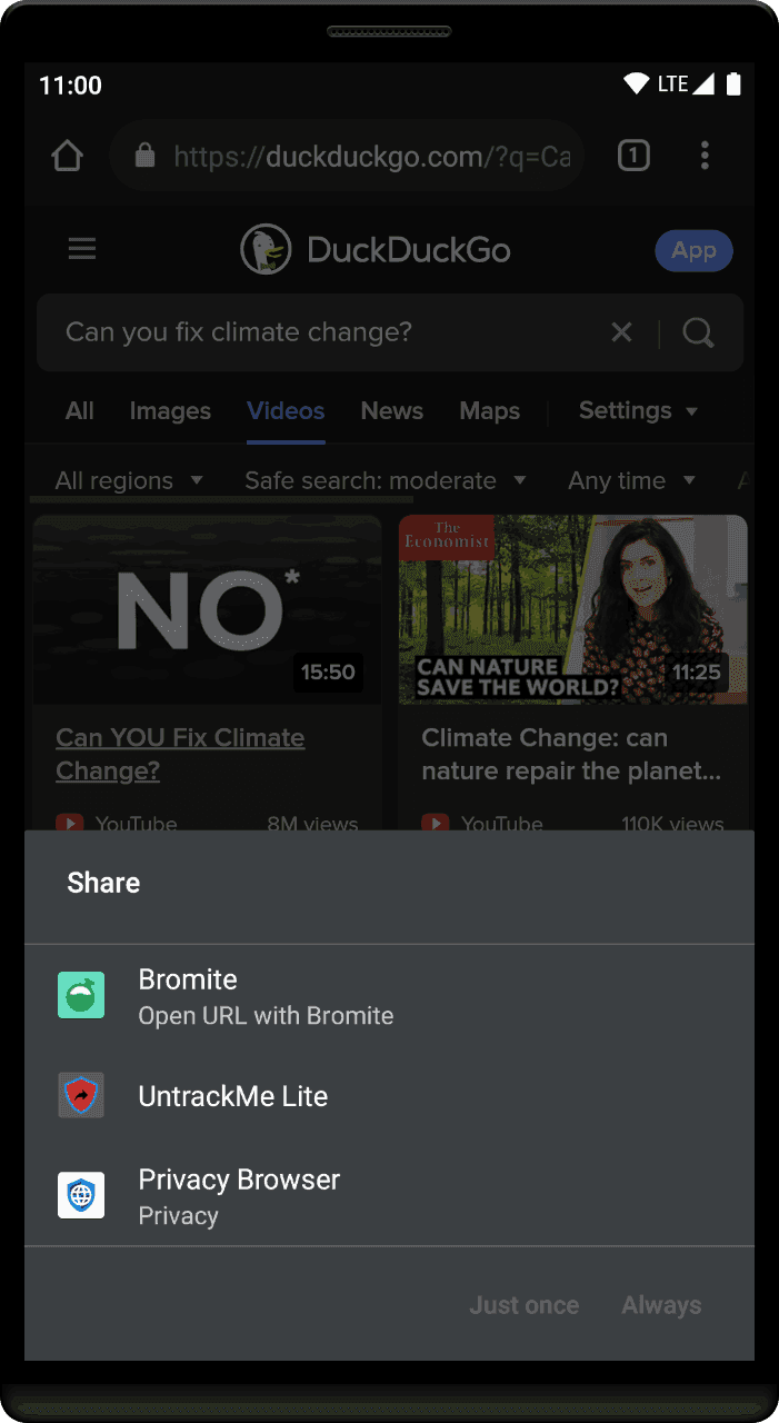 Скриншот 2 — UntrackMe Lite