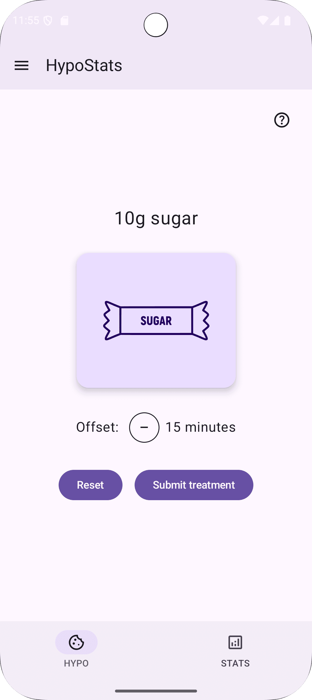 Скриншот 1 — HypoStats: Log Your Hypos