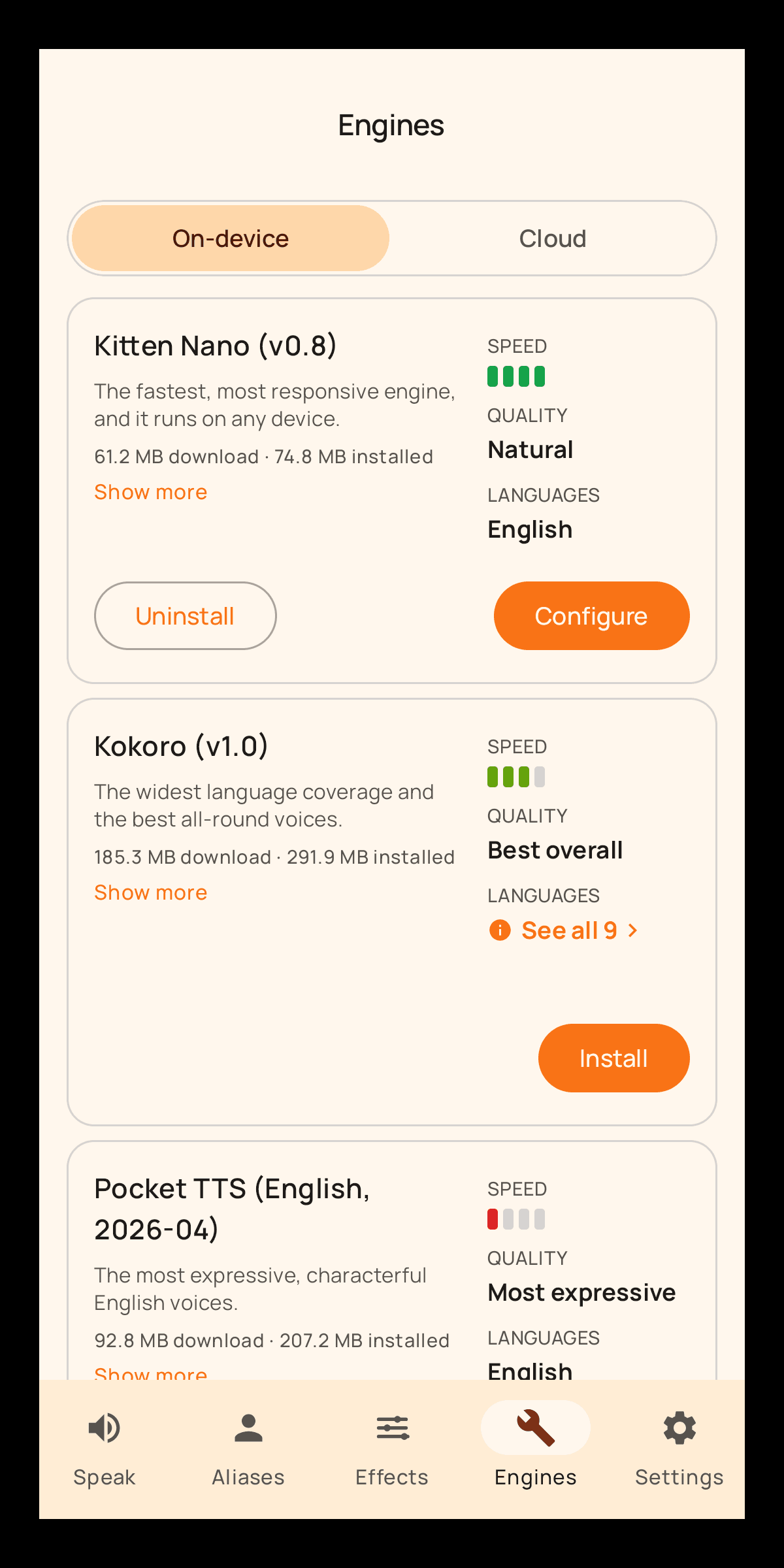 Скриншот 5 — Marmalade TTS