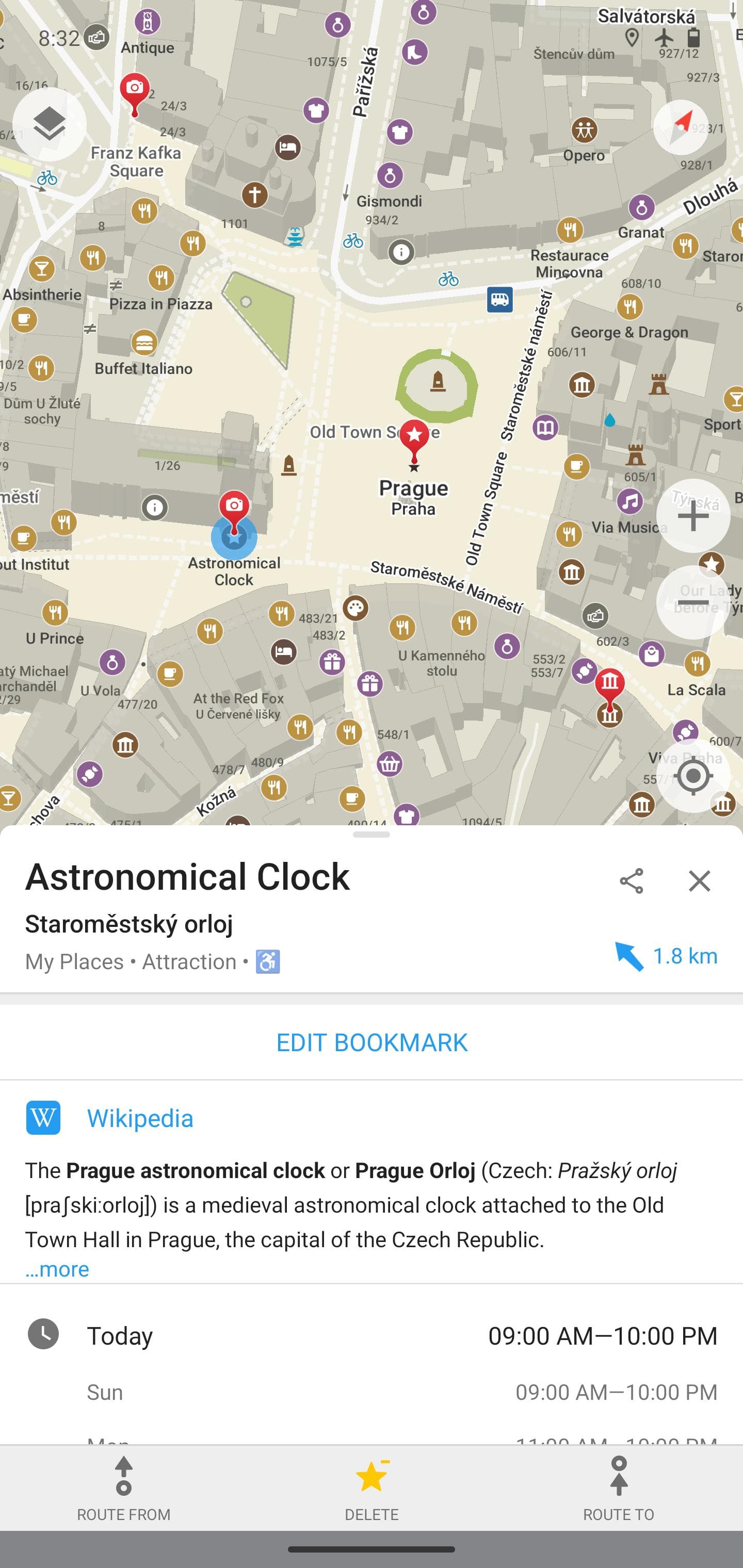 Скриншот 2 — Organic Maps: GPS карты офлайн