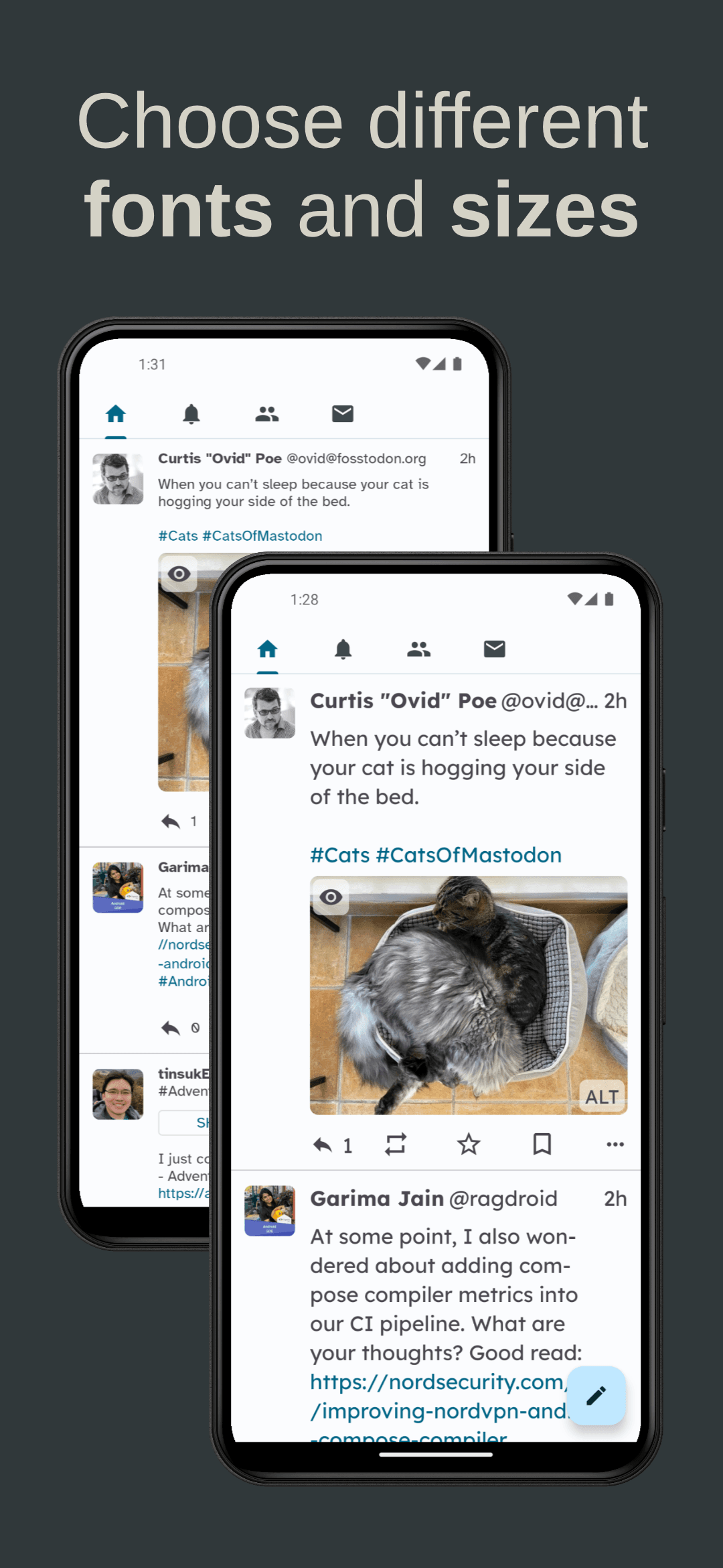 Скриншот 3 — Pachli для Mastodon