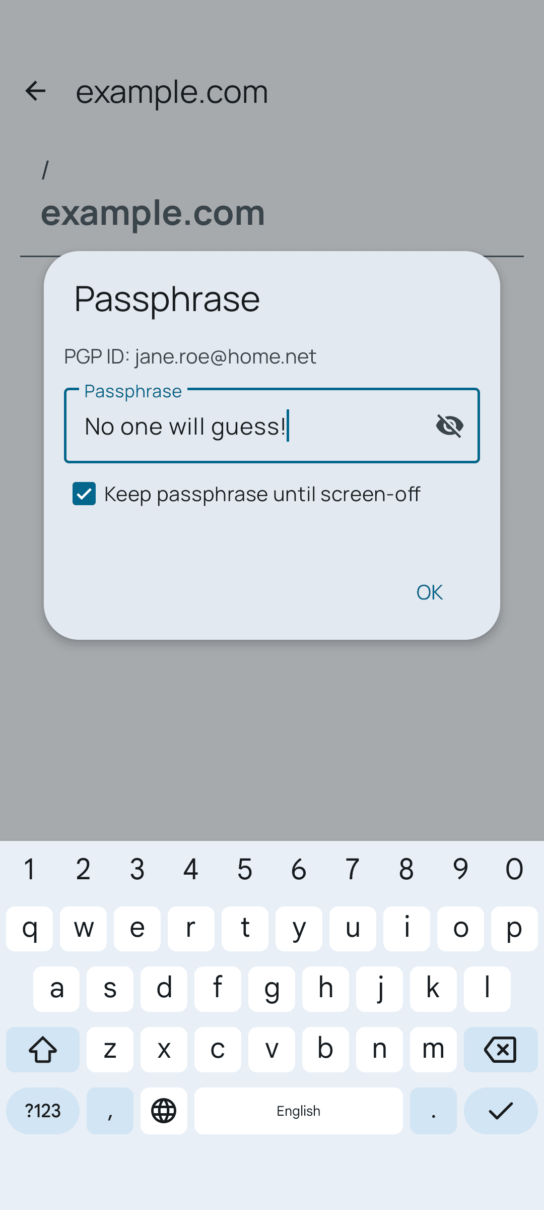 Скриншот 3 — Password Store