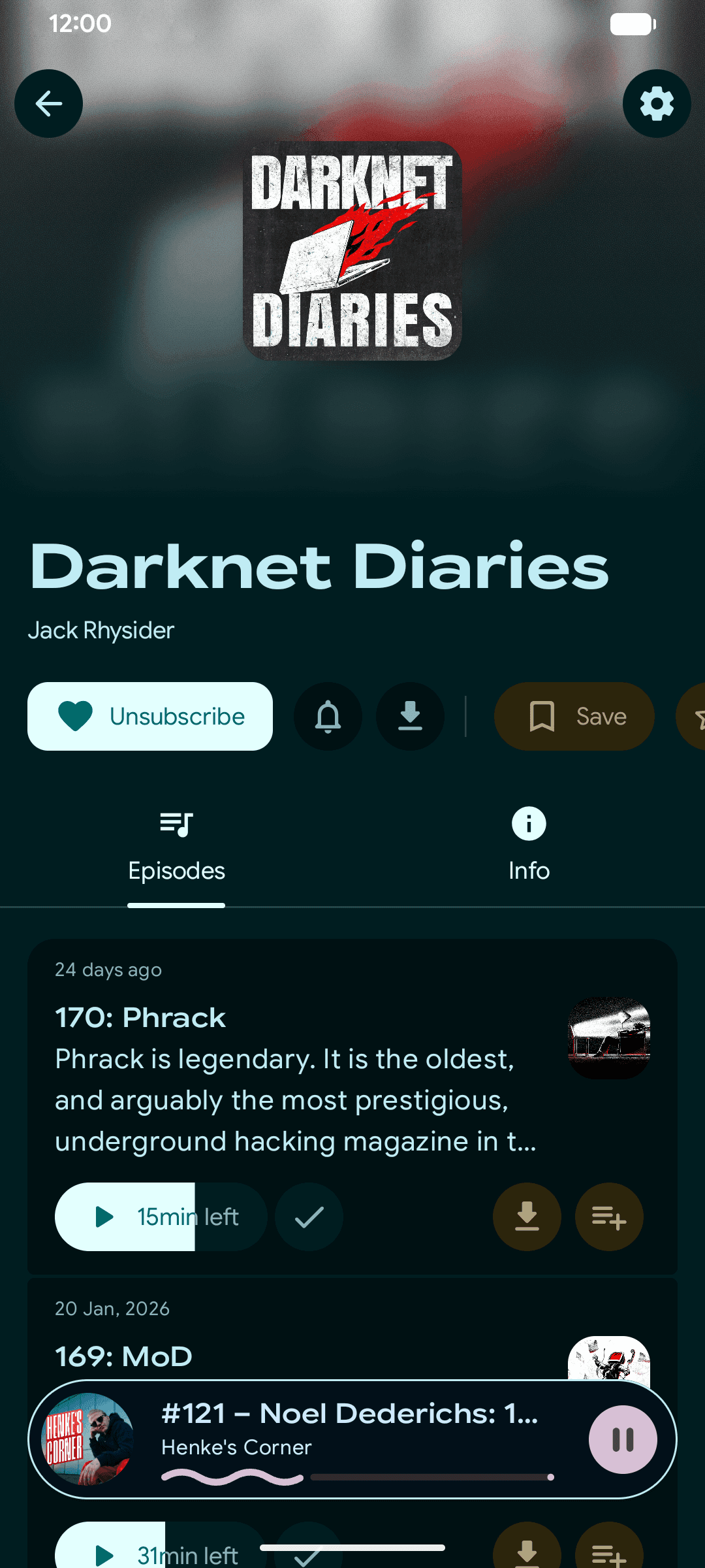 Скриншот 2 — podium (Podcasts)