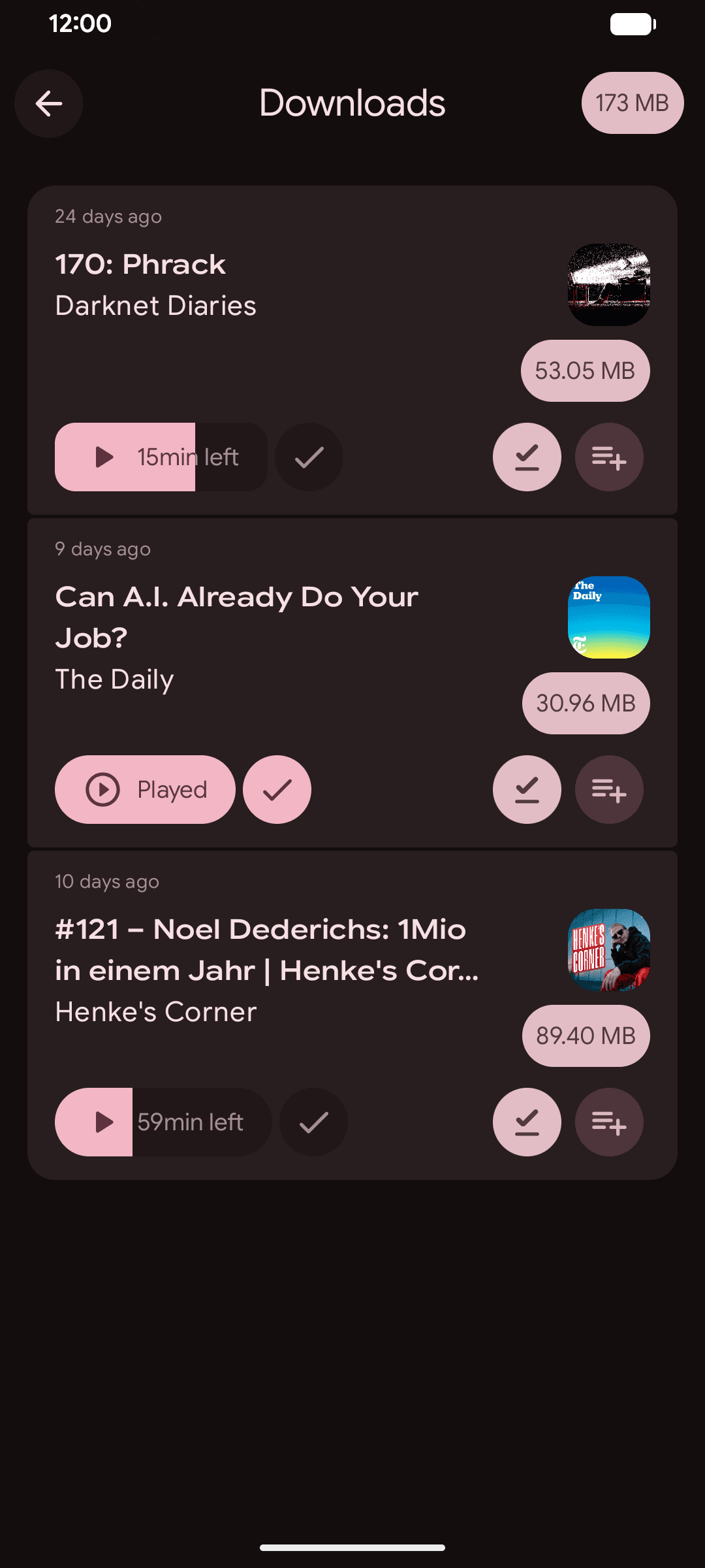 Скриншот 6 — podium (Podcasts)