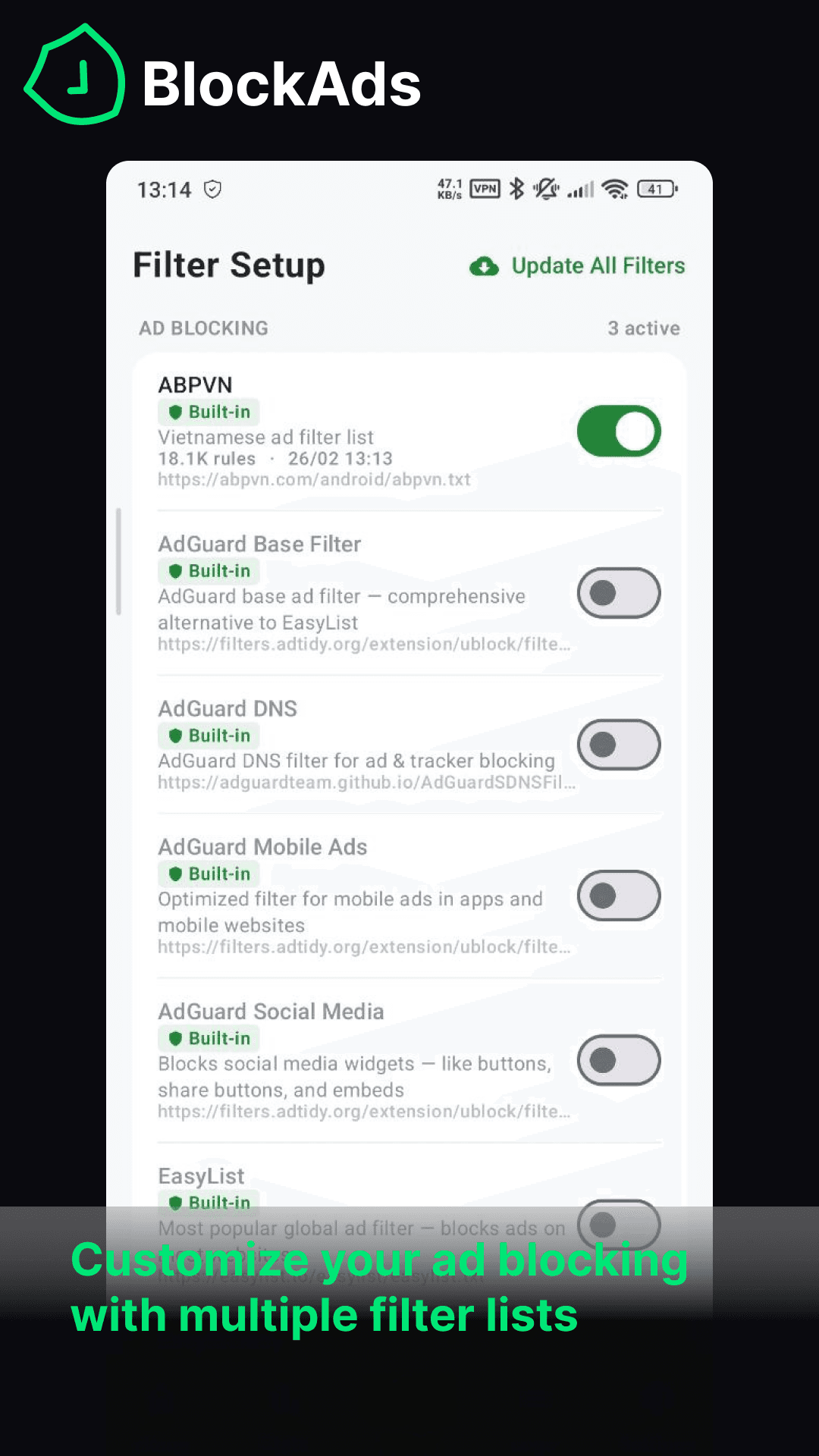 Скриншот 4 — BlockAds: Clean Internet