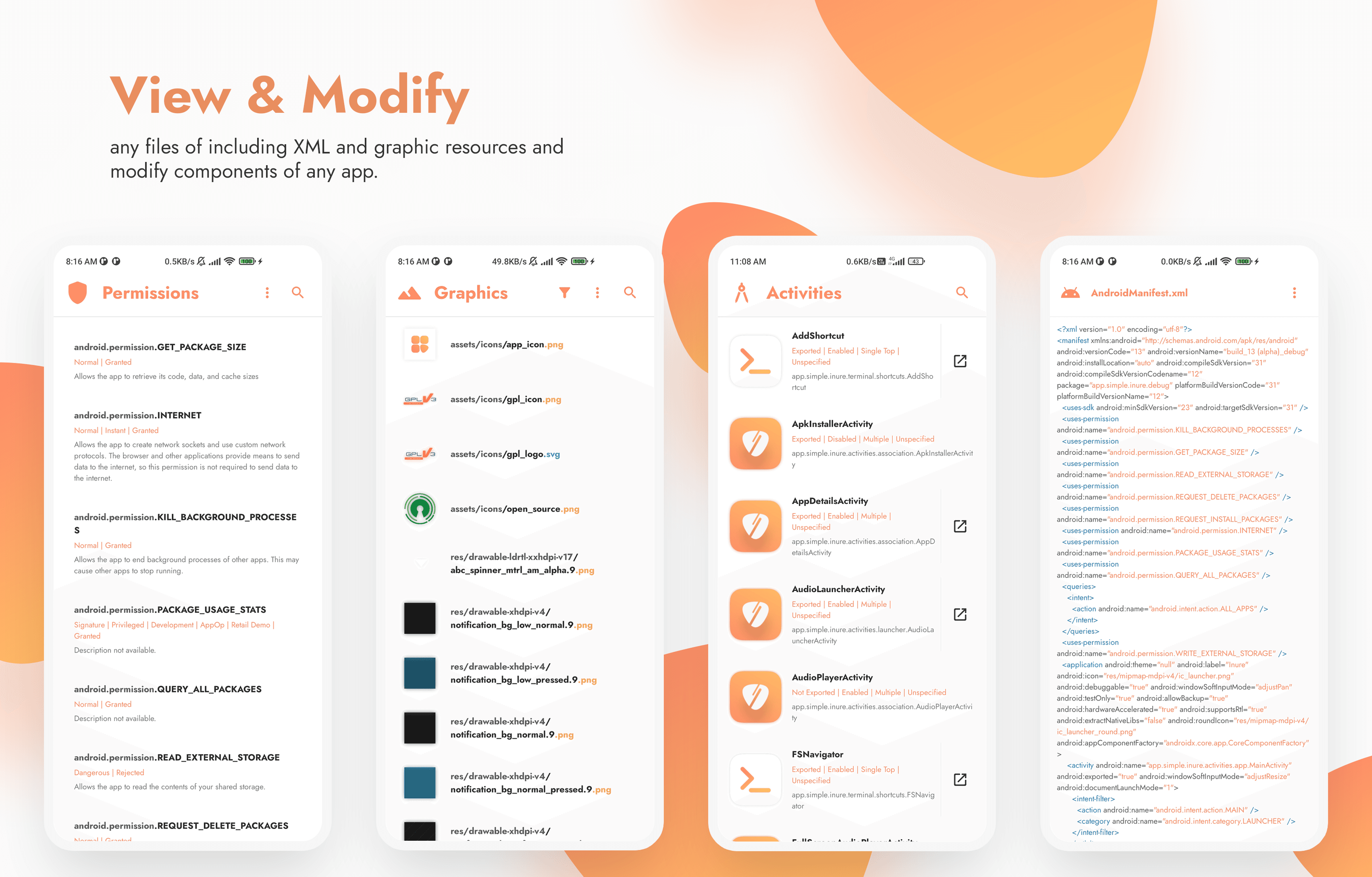Скриншот 3 — Inure App Manager (Trial)