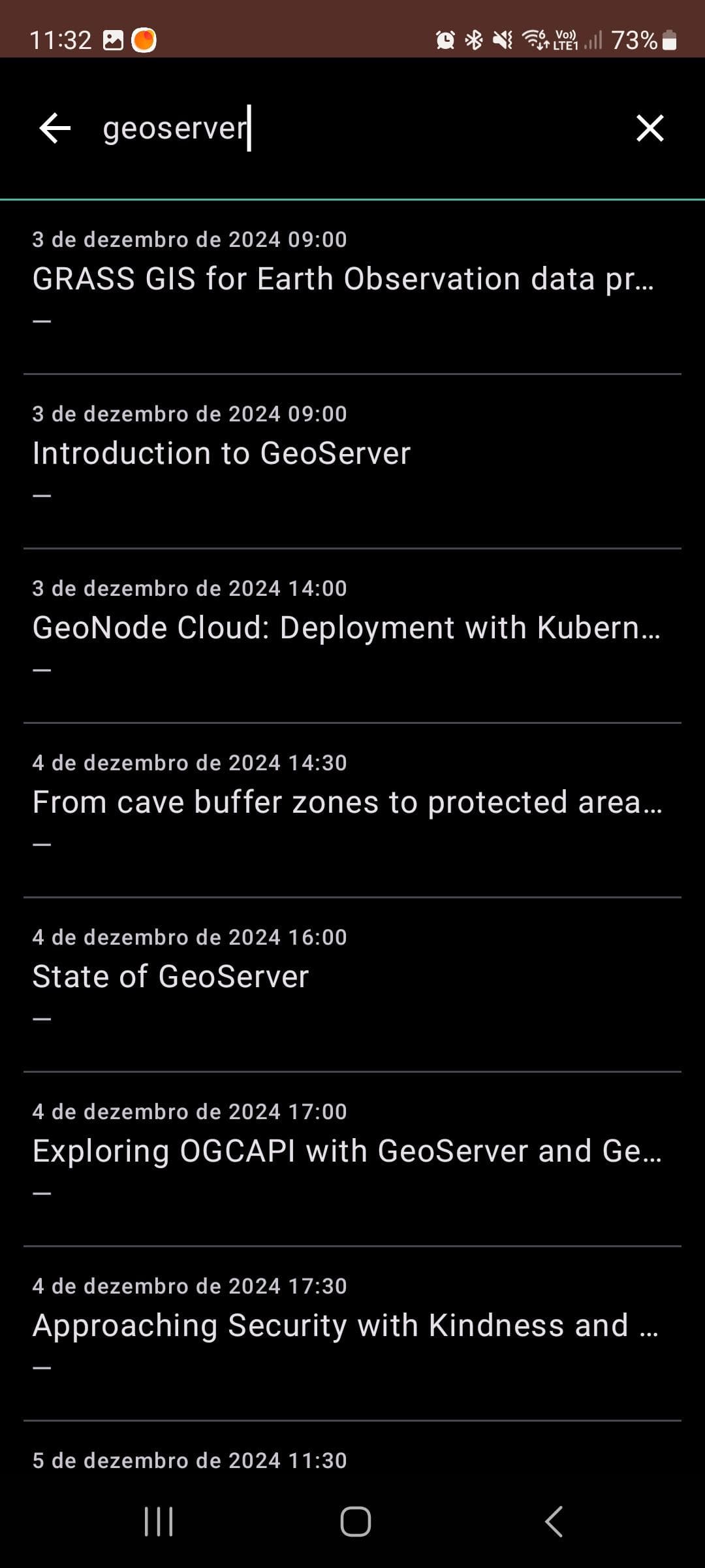 Скриншот 4 — FOSS4G 2024 Schedule