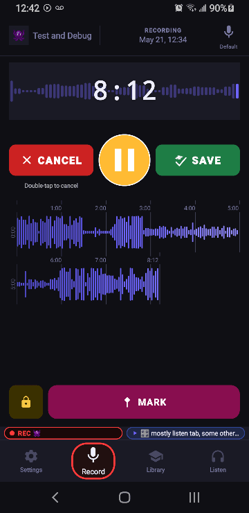 Скриншот 1 — SoundTree Recorder