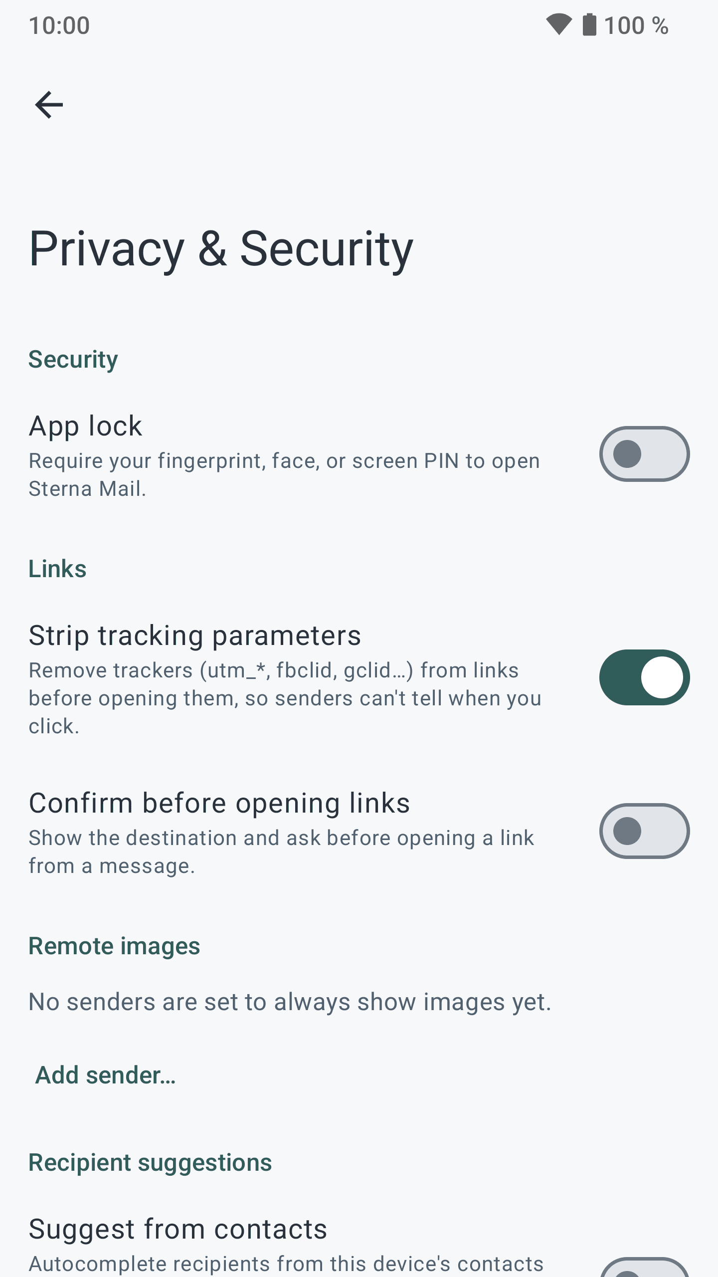 Скриншот 7 — Sterna Mail