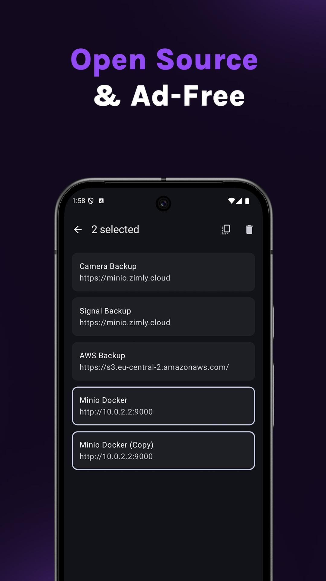 Скриншот 3 — Zimly S3 Backup