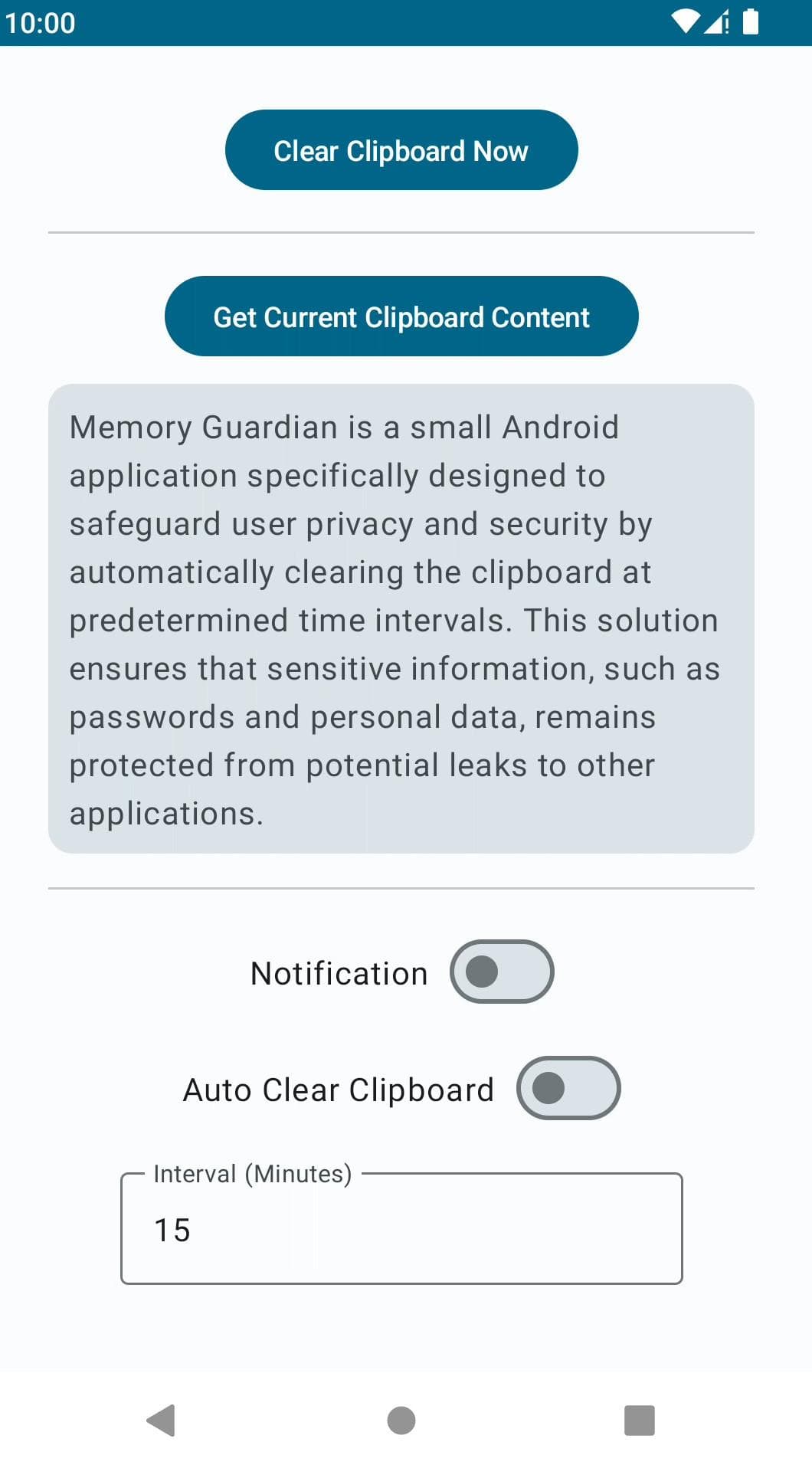 Скриншот 5 — MemoryGuardian