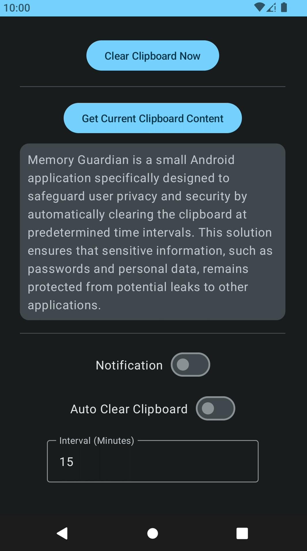 Скриншот 7 — MemoryGuardian