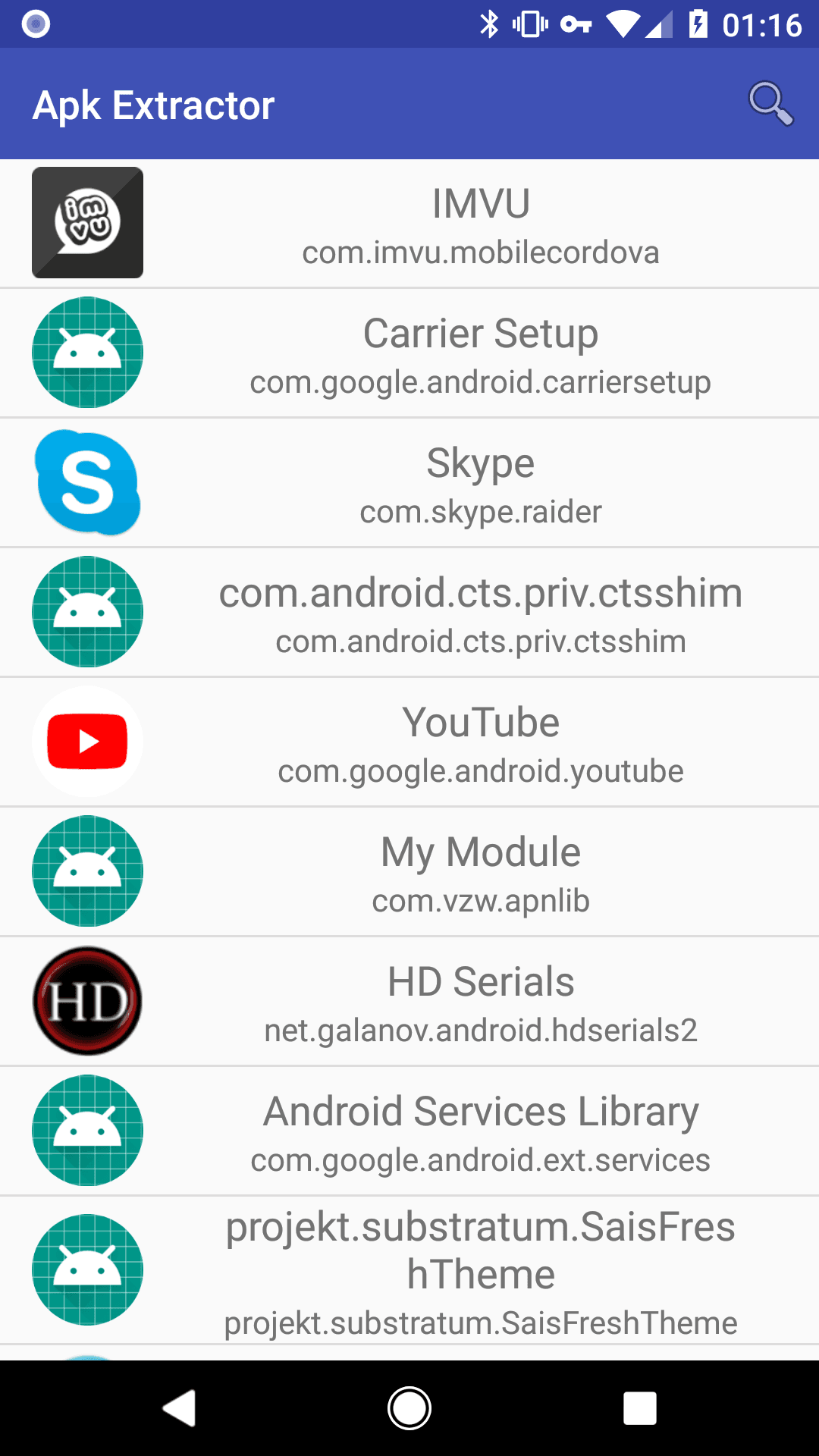 Скриншот 2 — Apk Extractor