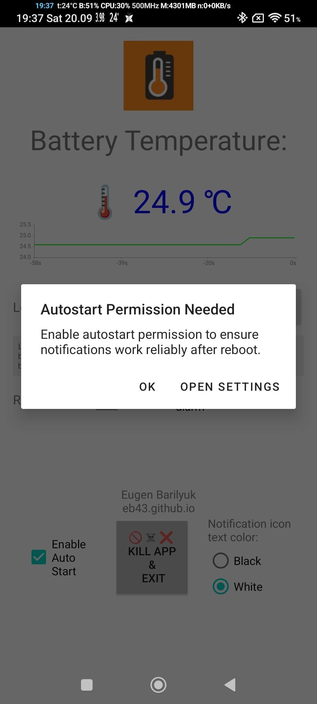 Скриншот 6 — BatteryTemperatureDisplay