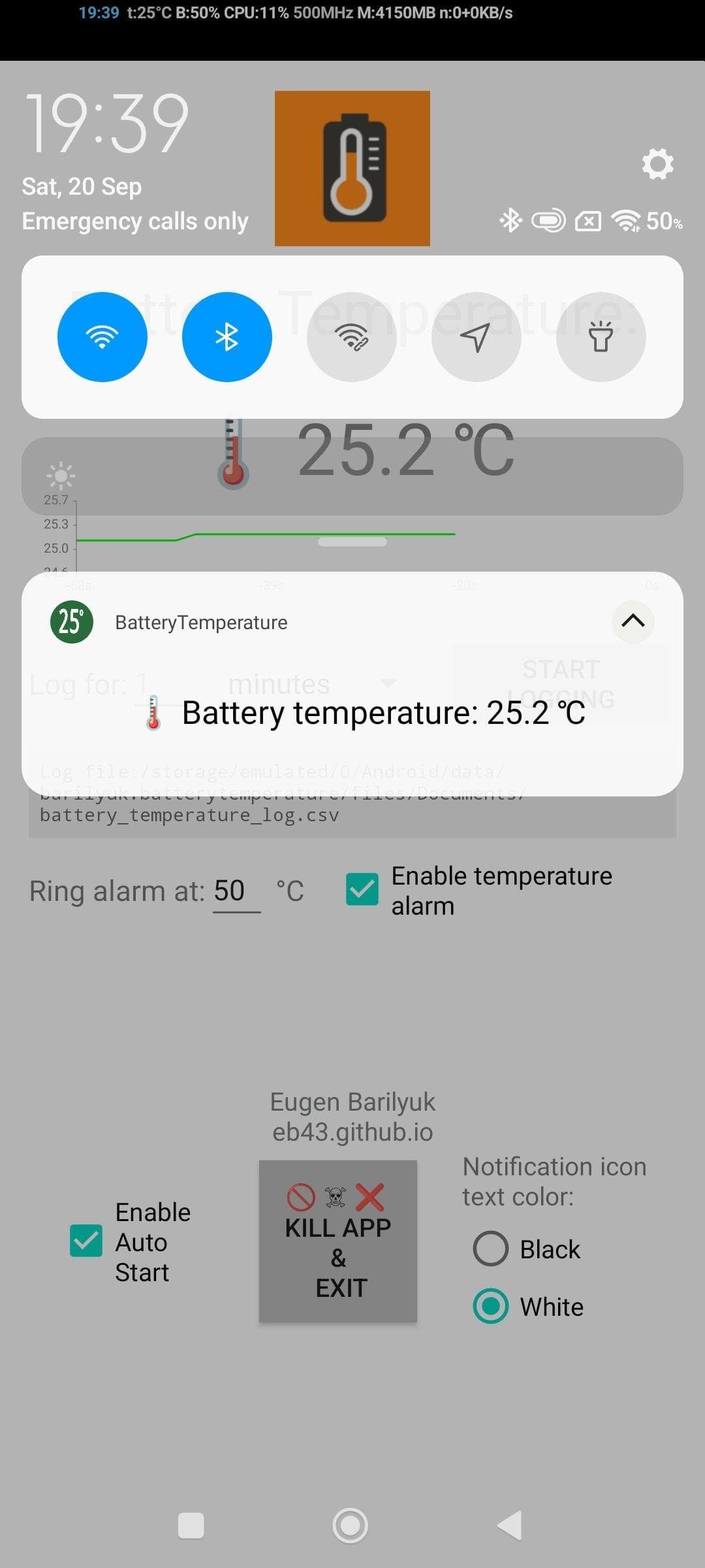 Скриншот 7 — BatteryTemperatureDisplay
