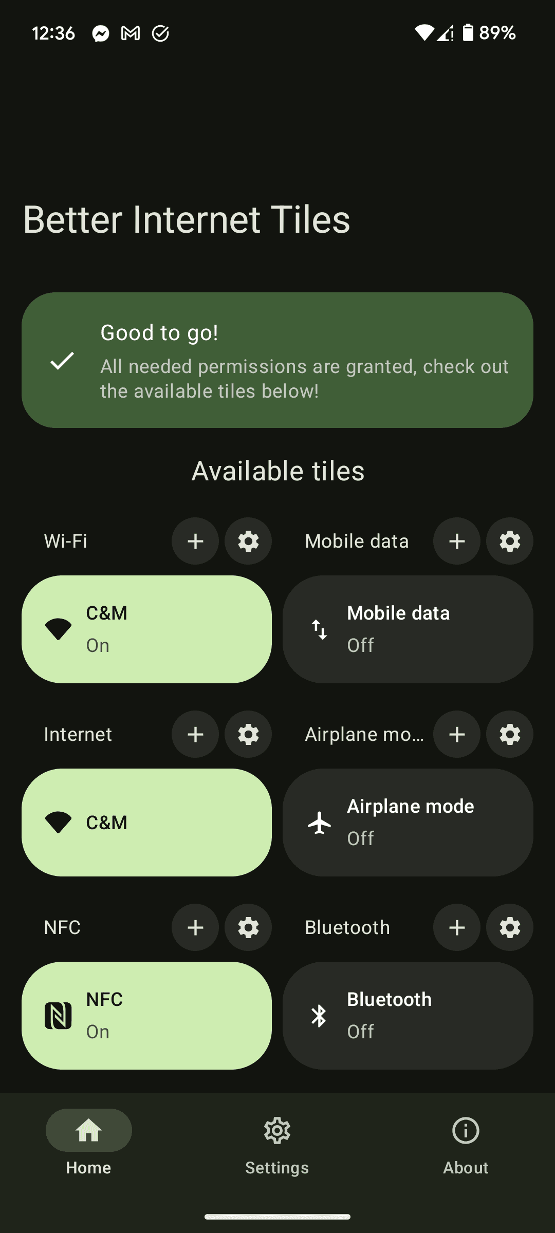 Скриншот 1 — Better Internet Tiles