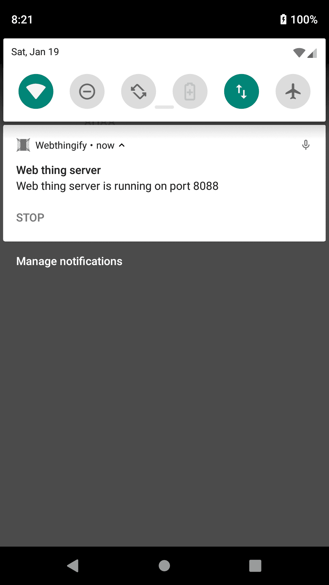 Скриншот 2 — Webthingify