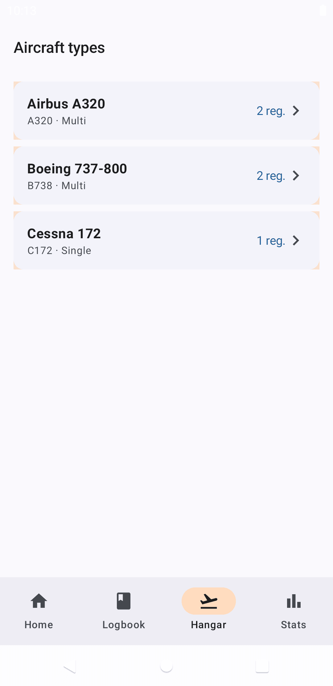 Скриншот 5 — YAPL — Yet Another Pilot Log