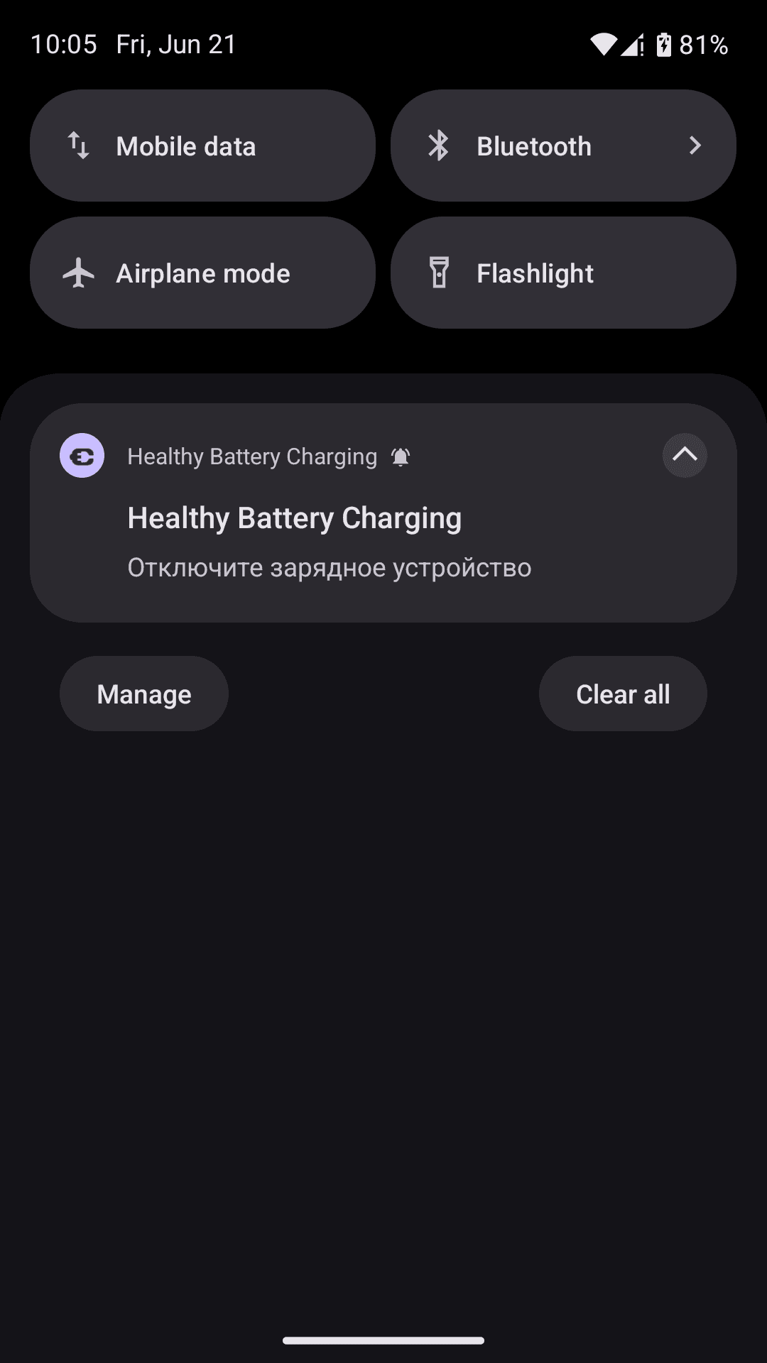 Скриншот 4 — Healthy Battery Charging