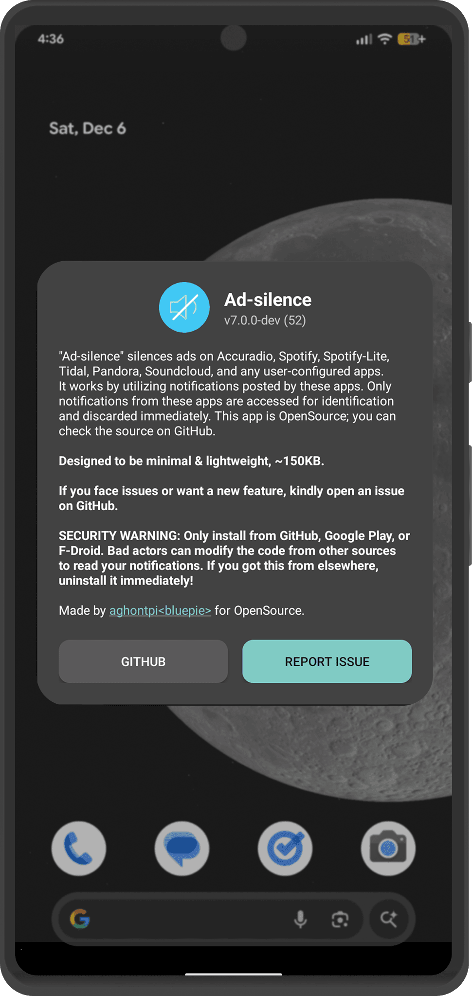 Скриншот 6 — Ad-silence