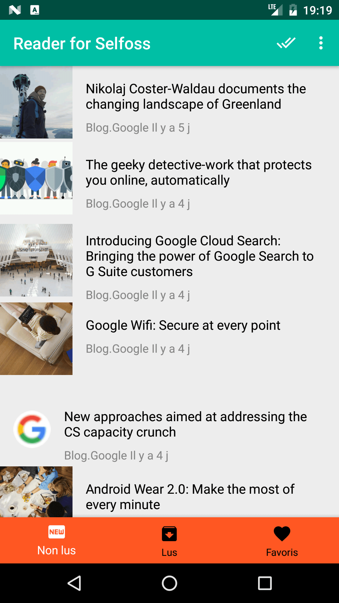 Скриншот 5 — Reader for Selfoss