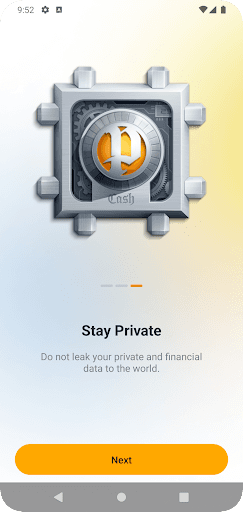 Скриншот 2 — P.CASH Crypto Wallet