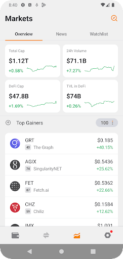 Скриншот 4 — P.CASH Crypto Wallet