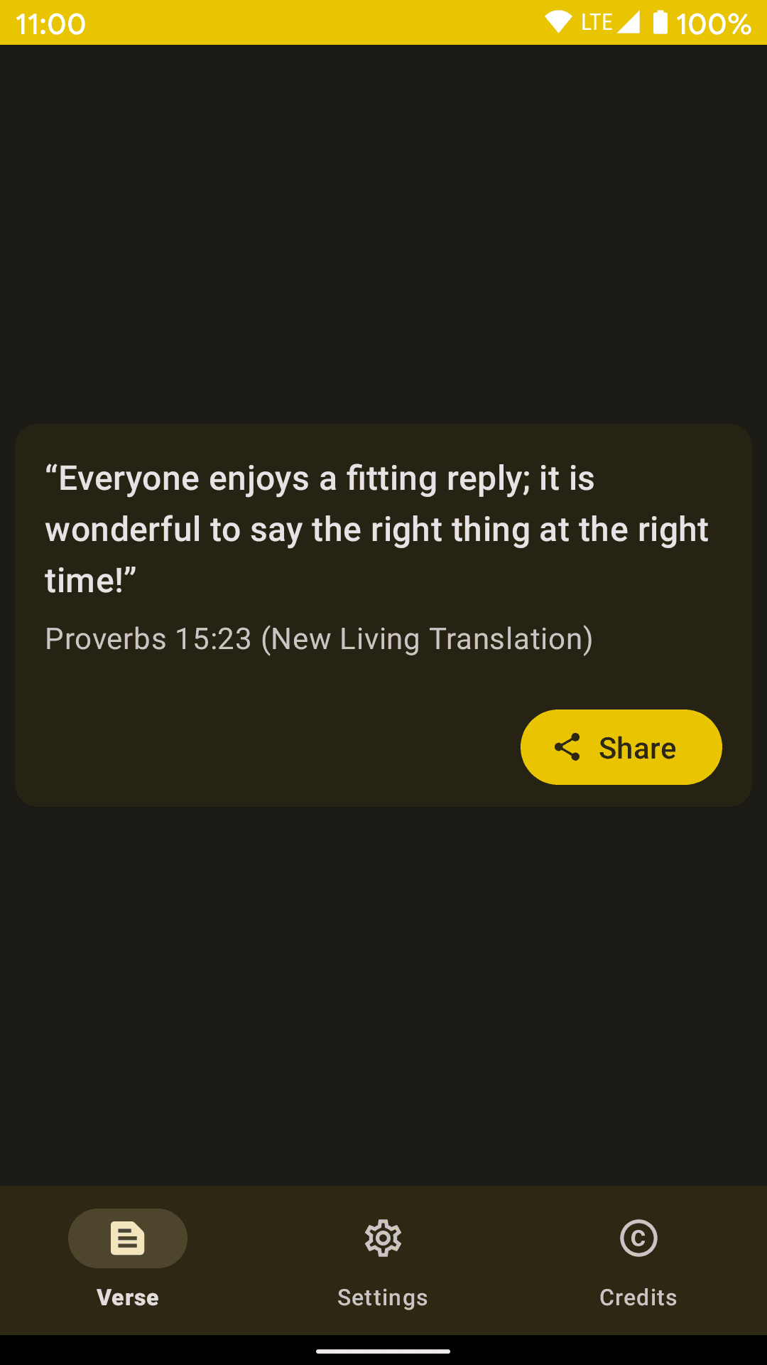 Скриншот 2 — Bible Verse App
