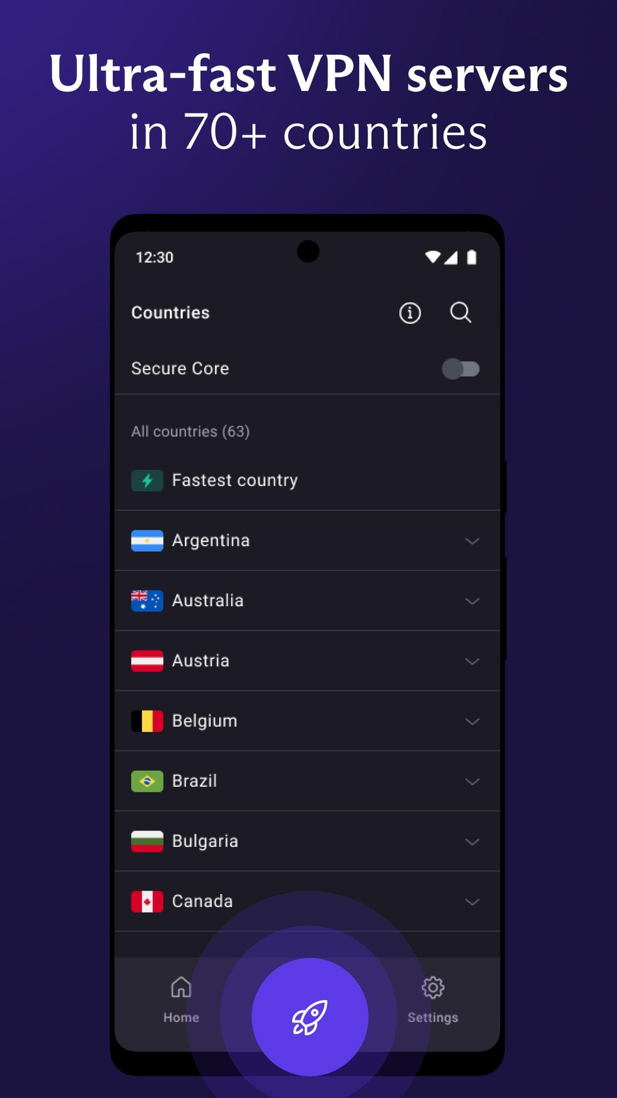 Скриншот 3 — Proton VPN - Secure and Free VPN