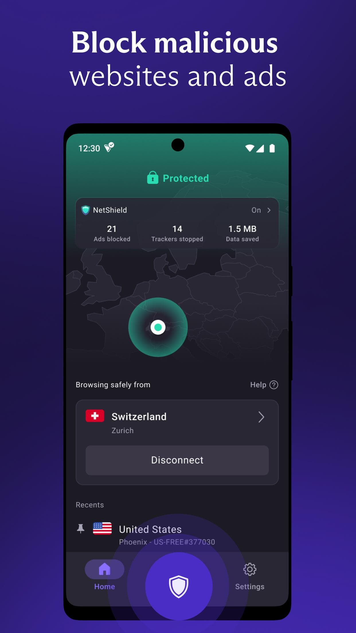 Скриншот 5 — Proton VPN - Secure and Free VPN