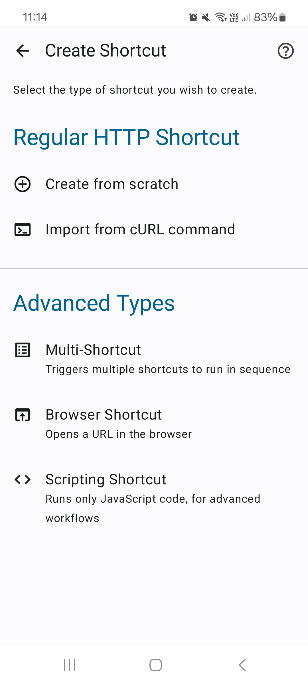 Скриншот 2 — HTTP Request Shortcuts