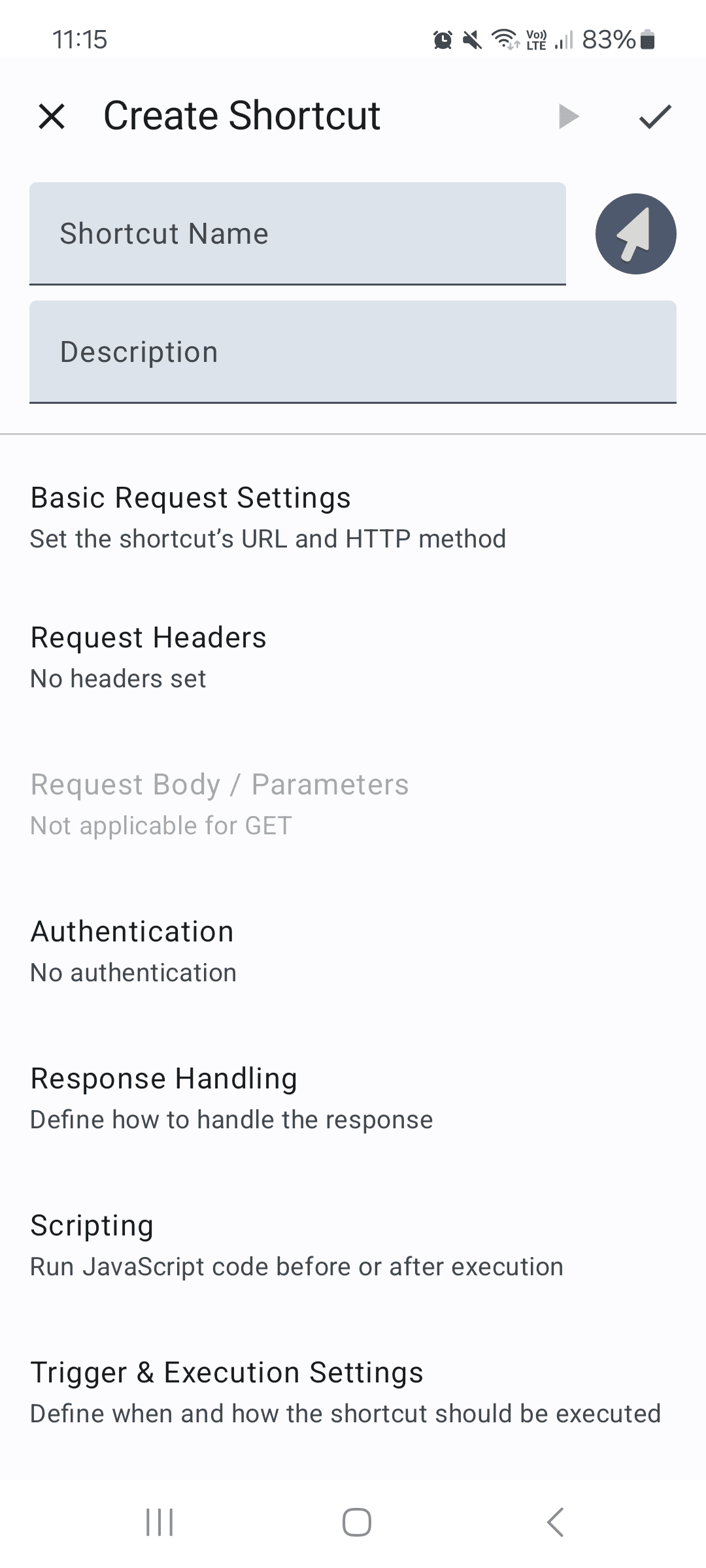 Скриншот 3 — HTTP Request Shortcuts