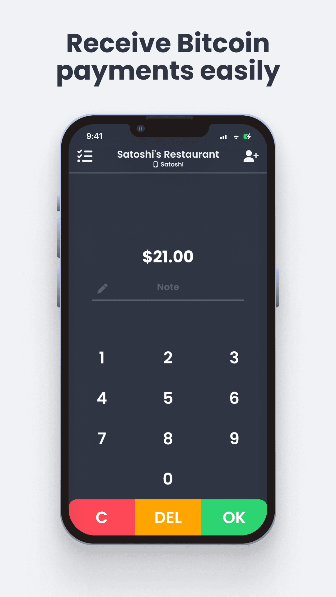 Скриншот 1 — Swiss Bitcoin Pay