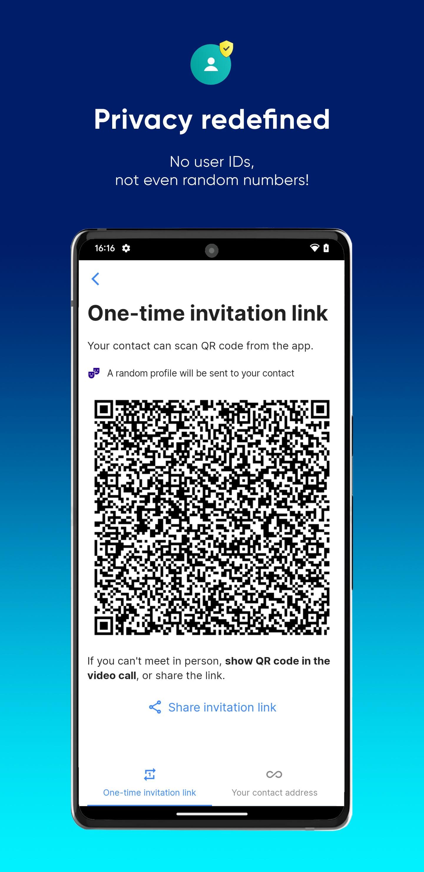 Скриншот 1 — SimpleX Chat