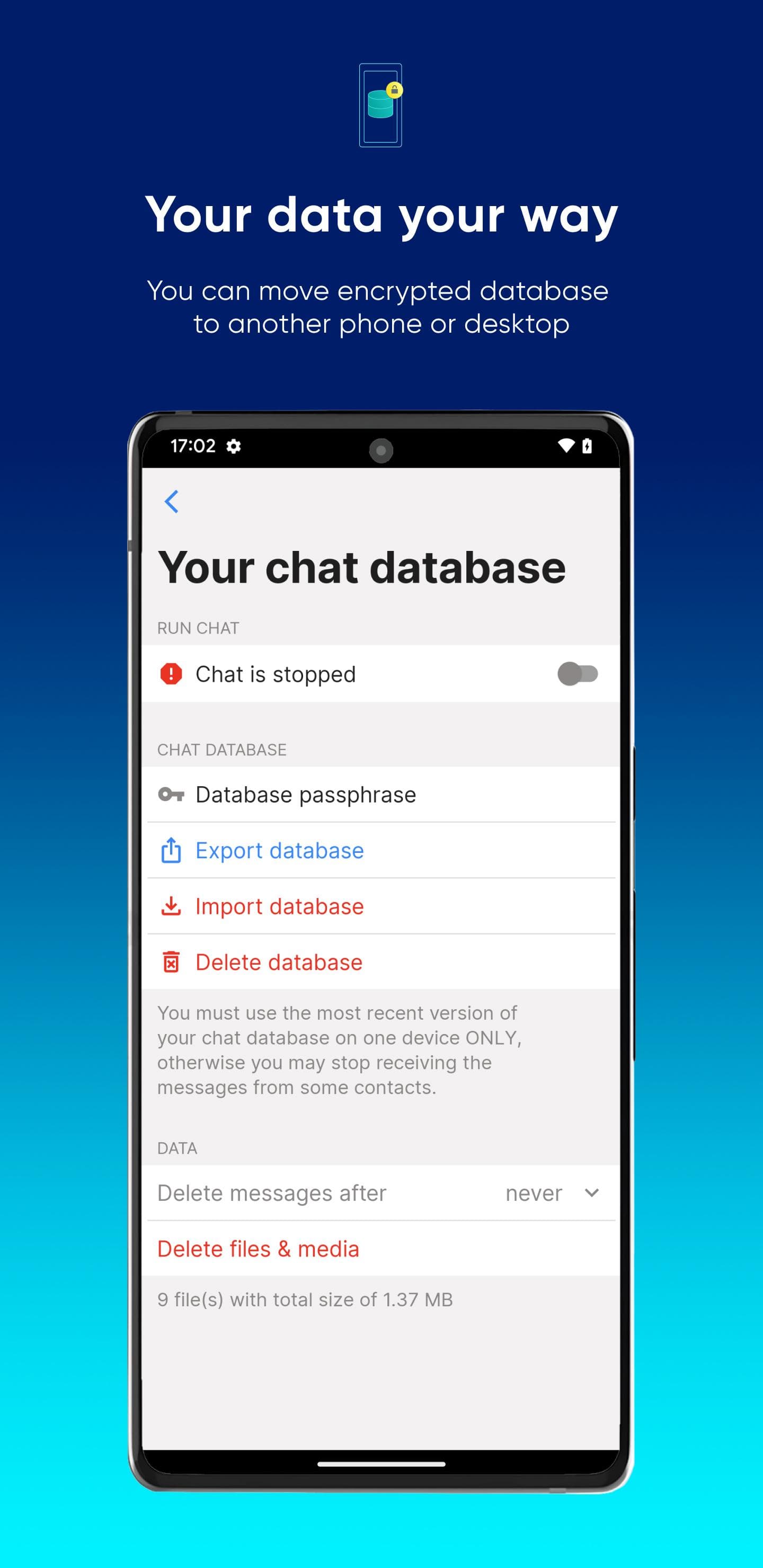 Скриншот 7 — SimpleX Chat
