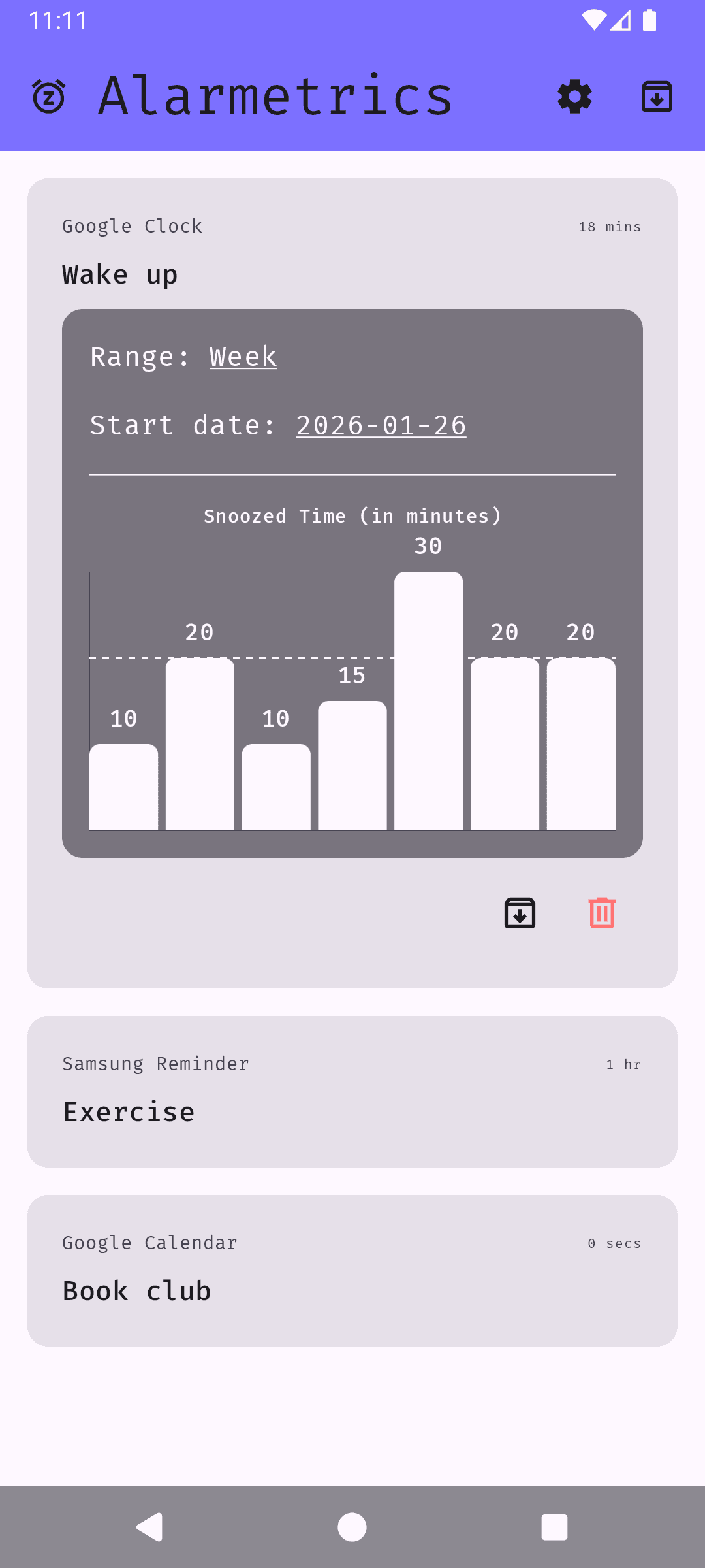 Скриншот 3 — Alarmetrics