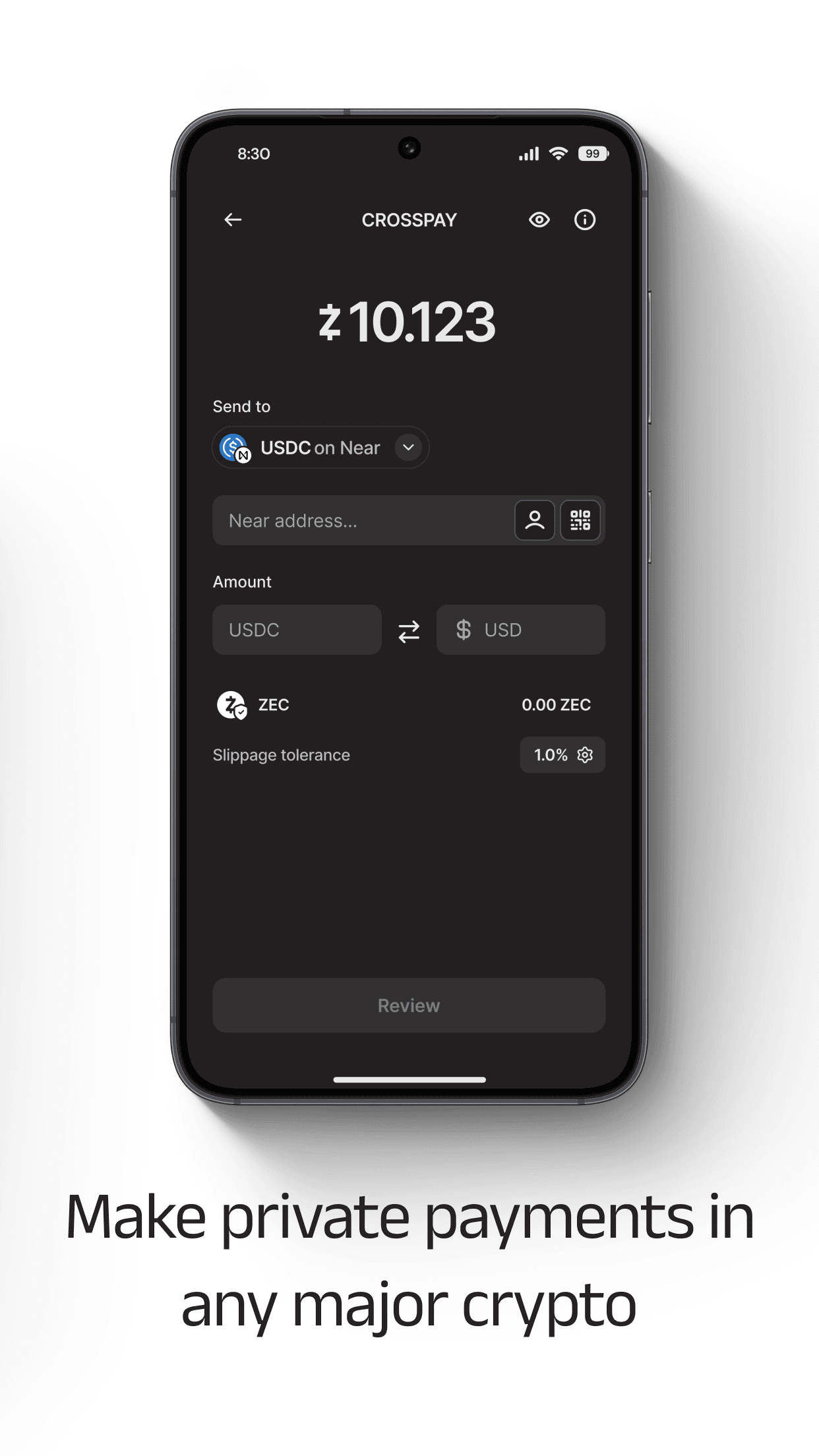 Скриншот 6 — Zodl: Zcash Wallet