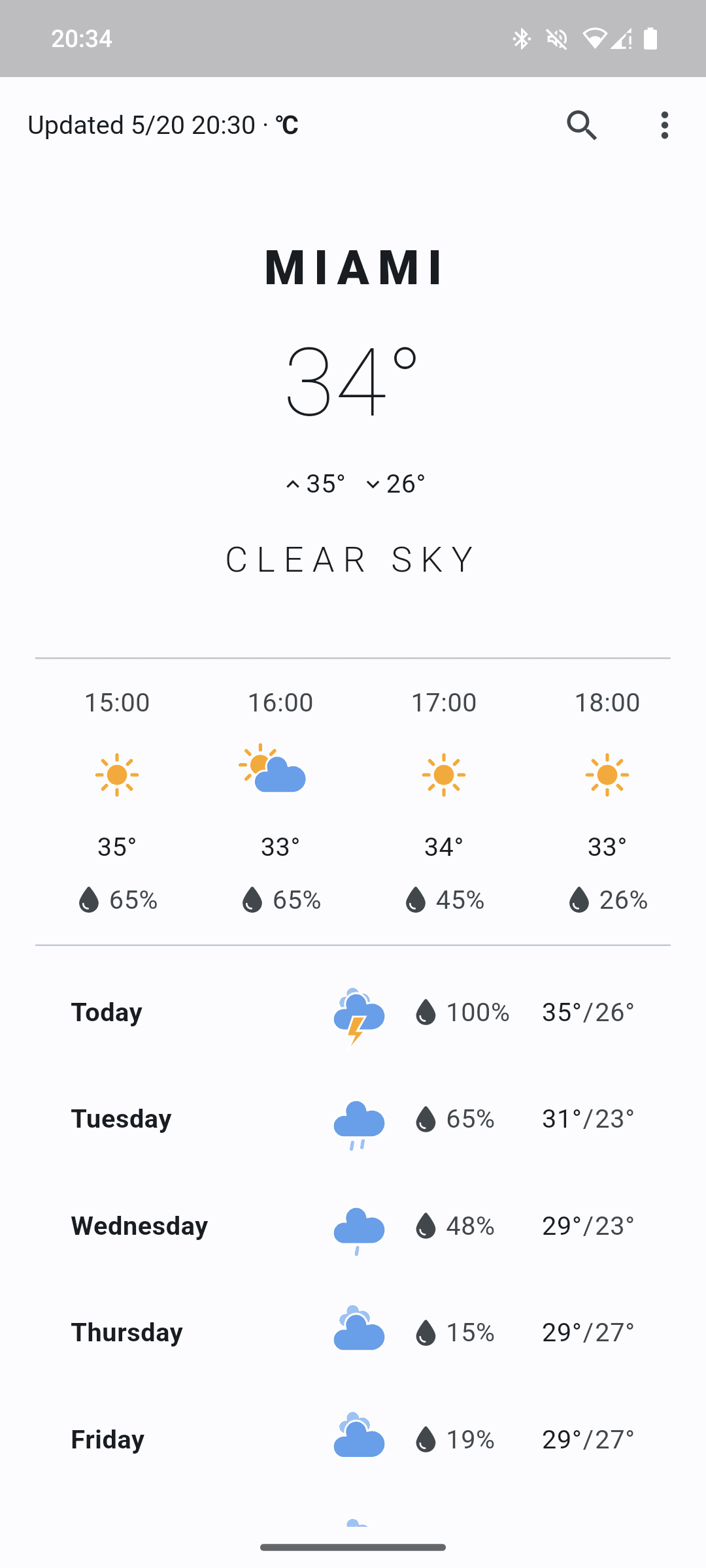 Скриншот 4 — Clima