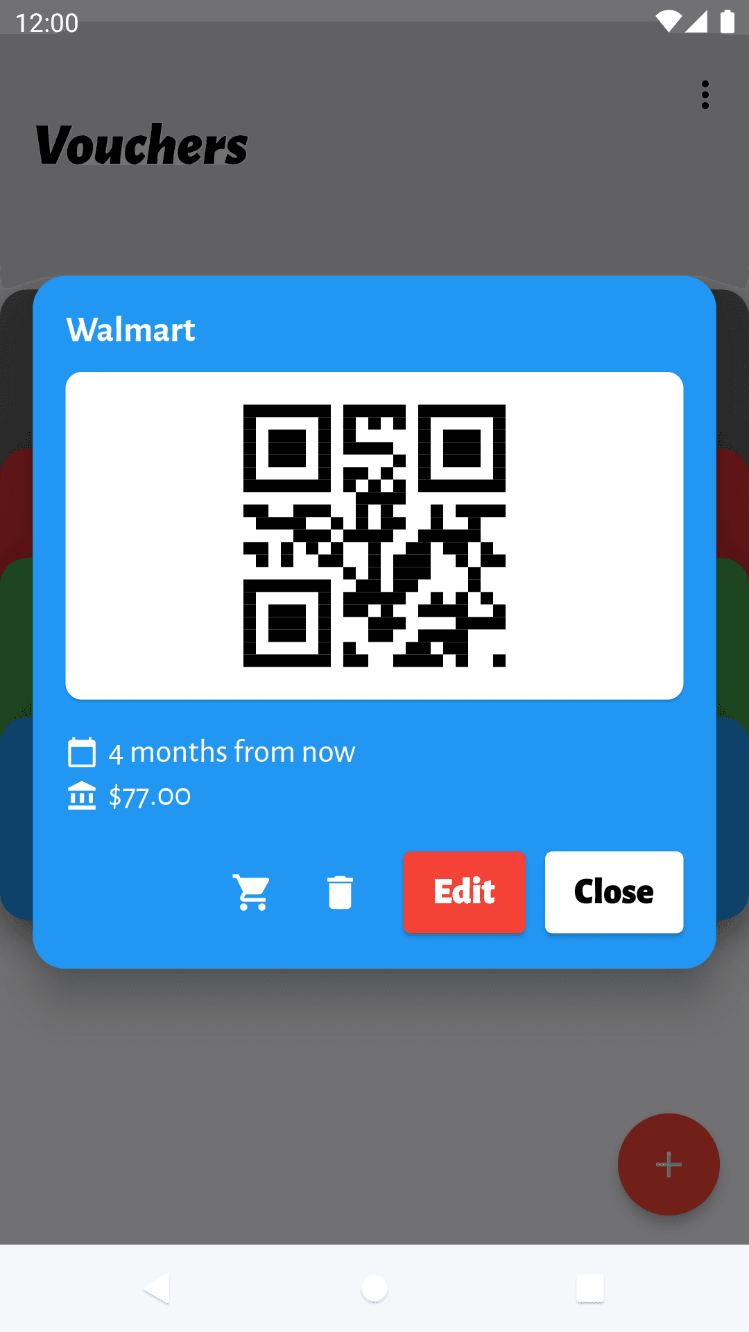 Скриншот 2 — Voucher Vault