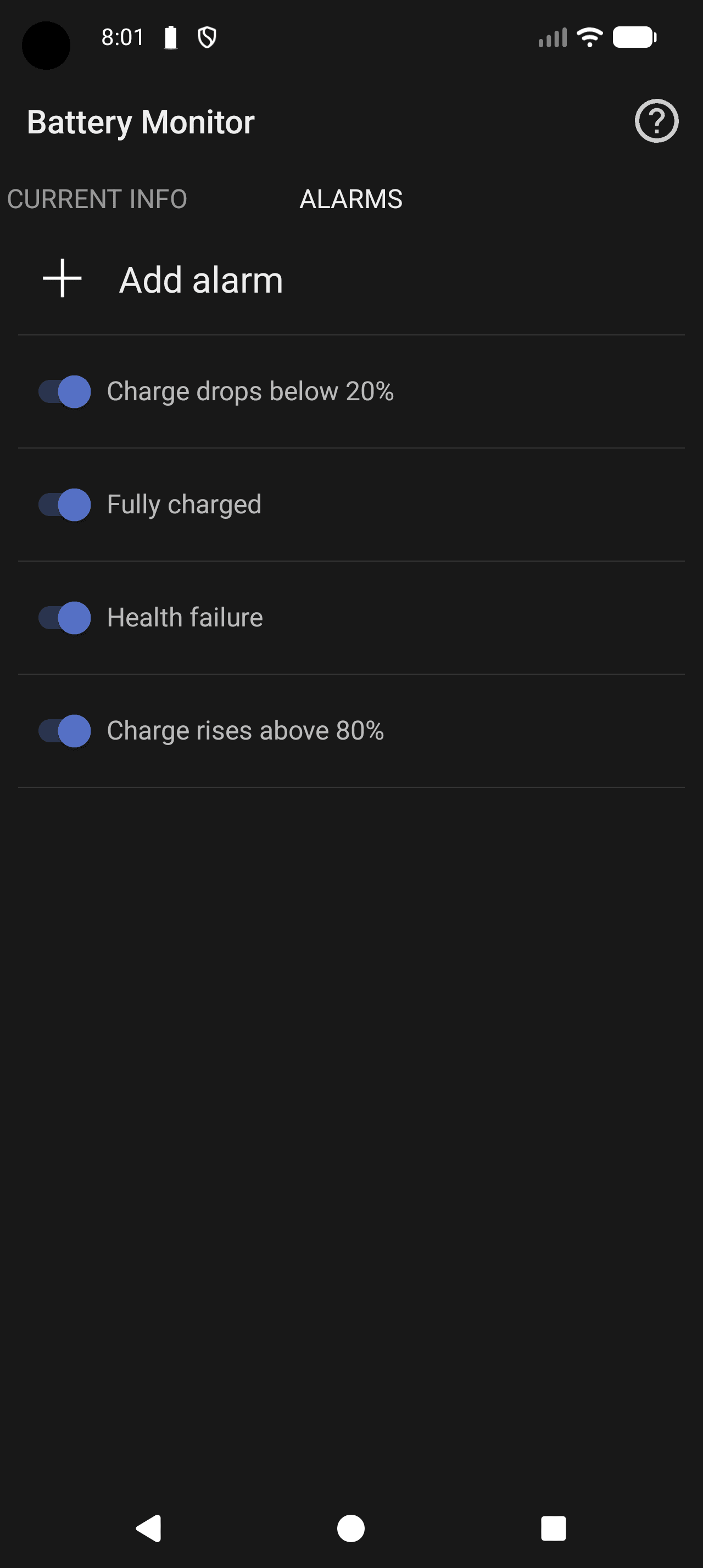 Скриншот 6 — Battery Monitor