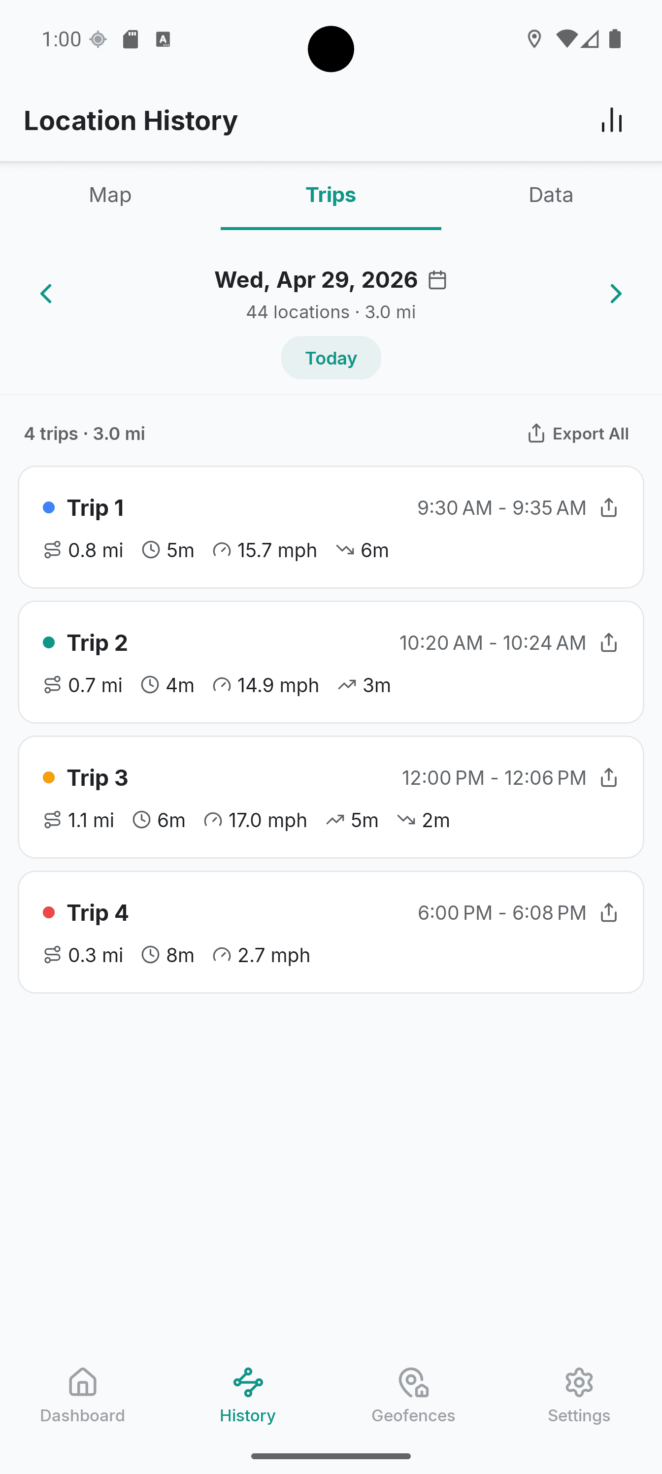 Скриншот 4 — Colota - GPS Location Tracker