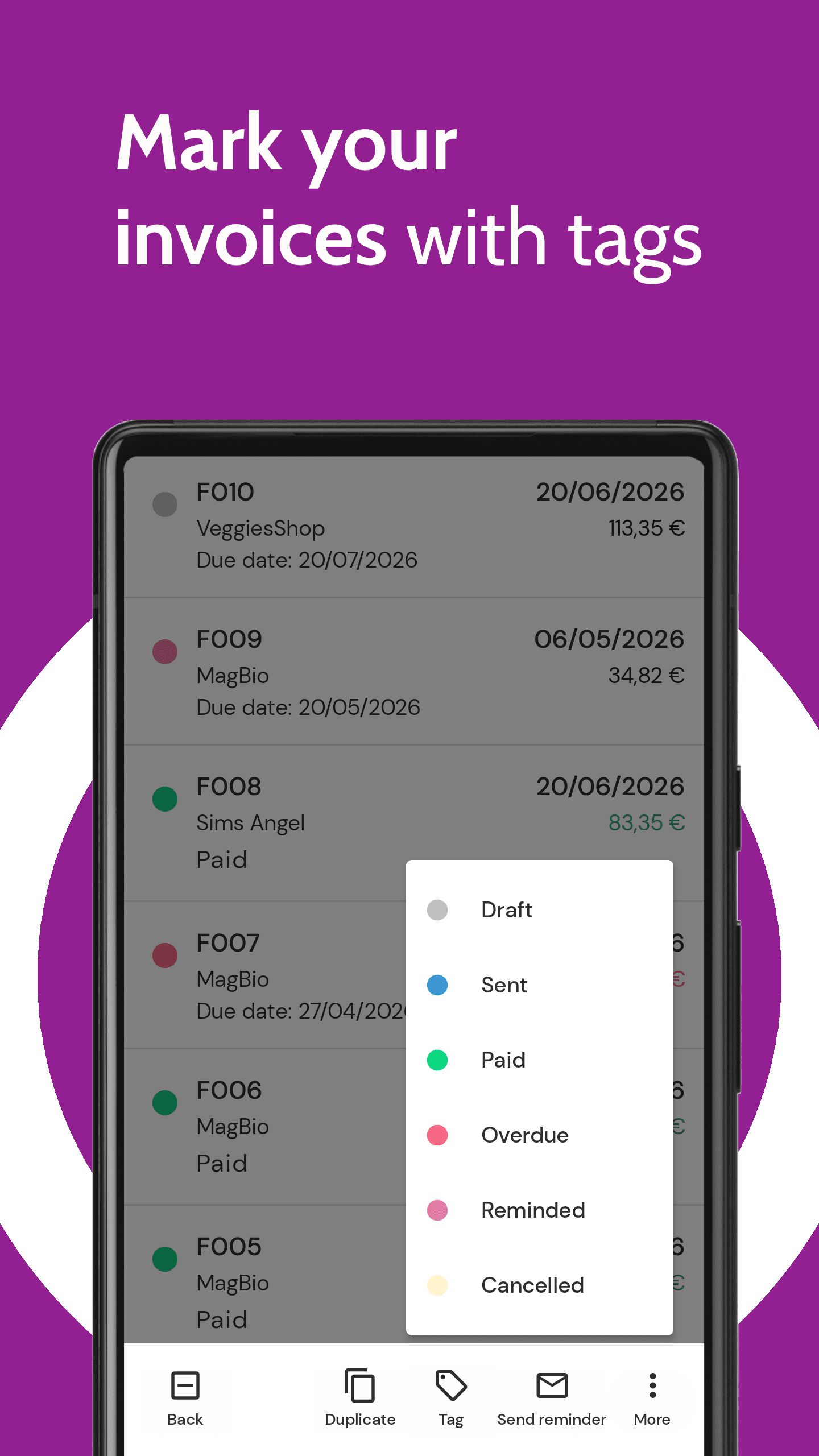 Скриншот 4 — invoice, quote, delivery note