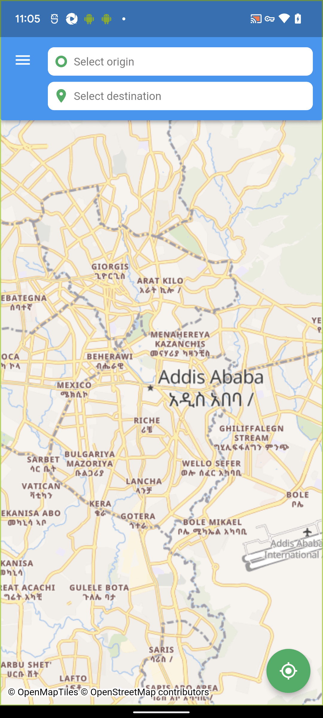 Скриншот 1 — AddisMapTransit