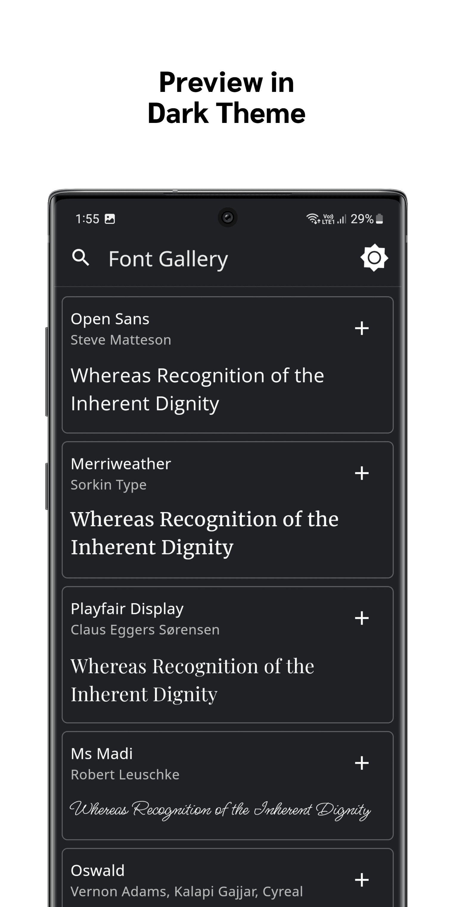 Скриншот 3 — Font Gallery