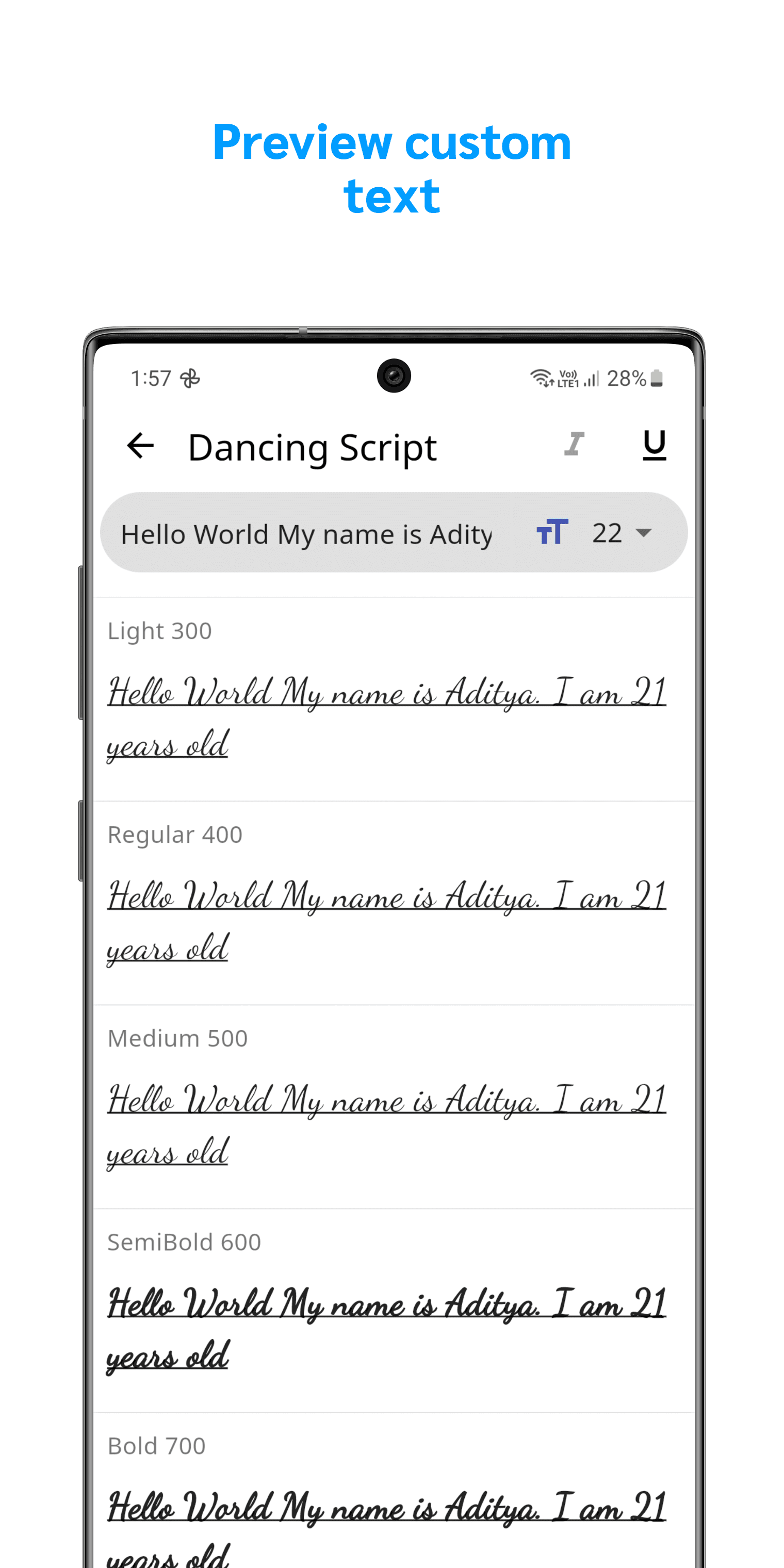 Скриншот 4 — Font Gallery