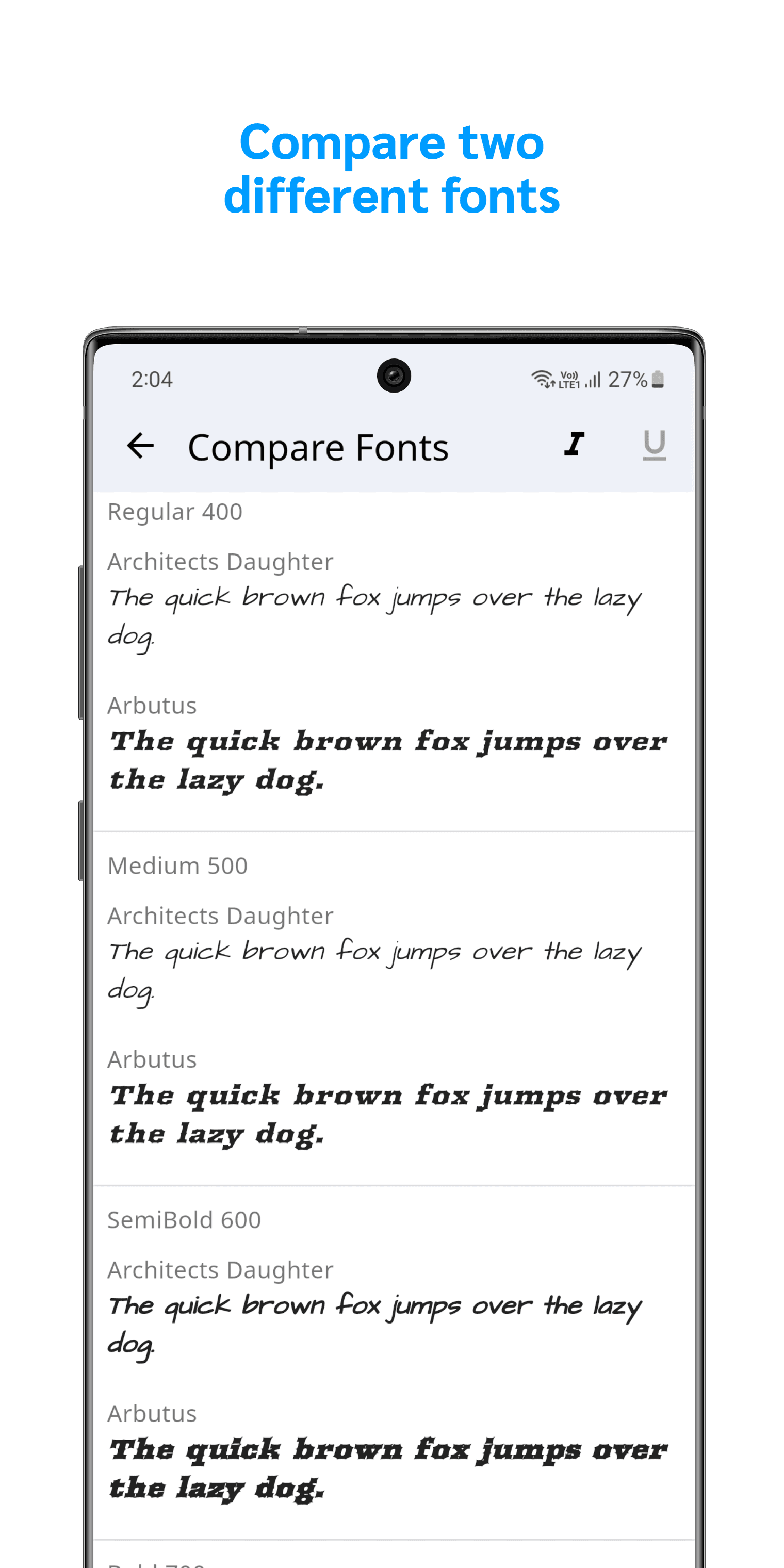 Скриншот 5 — Font Gallery