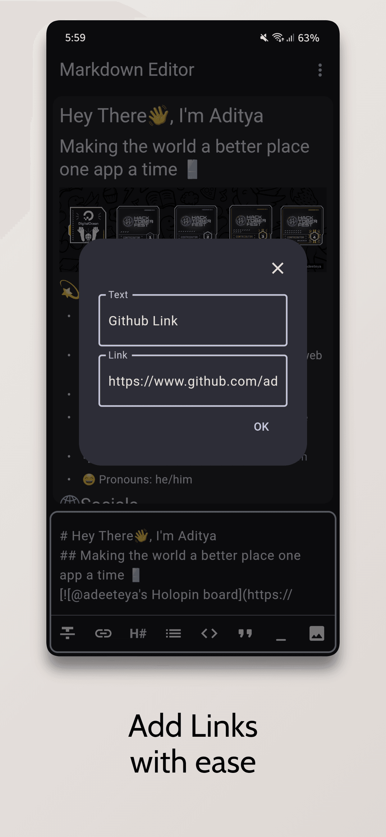 Скриншот 4 — Markdown Editor