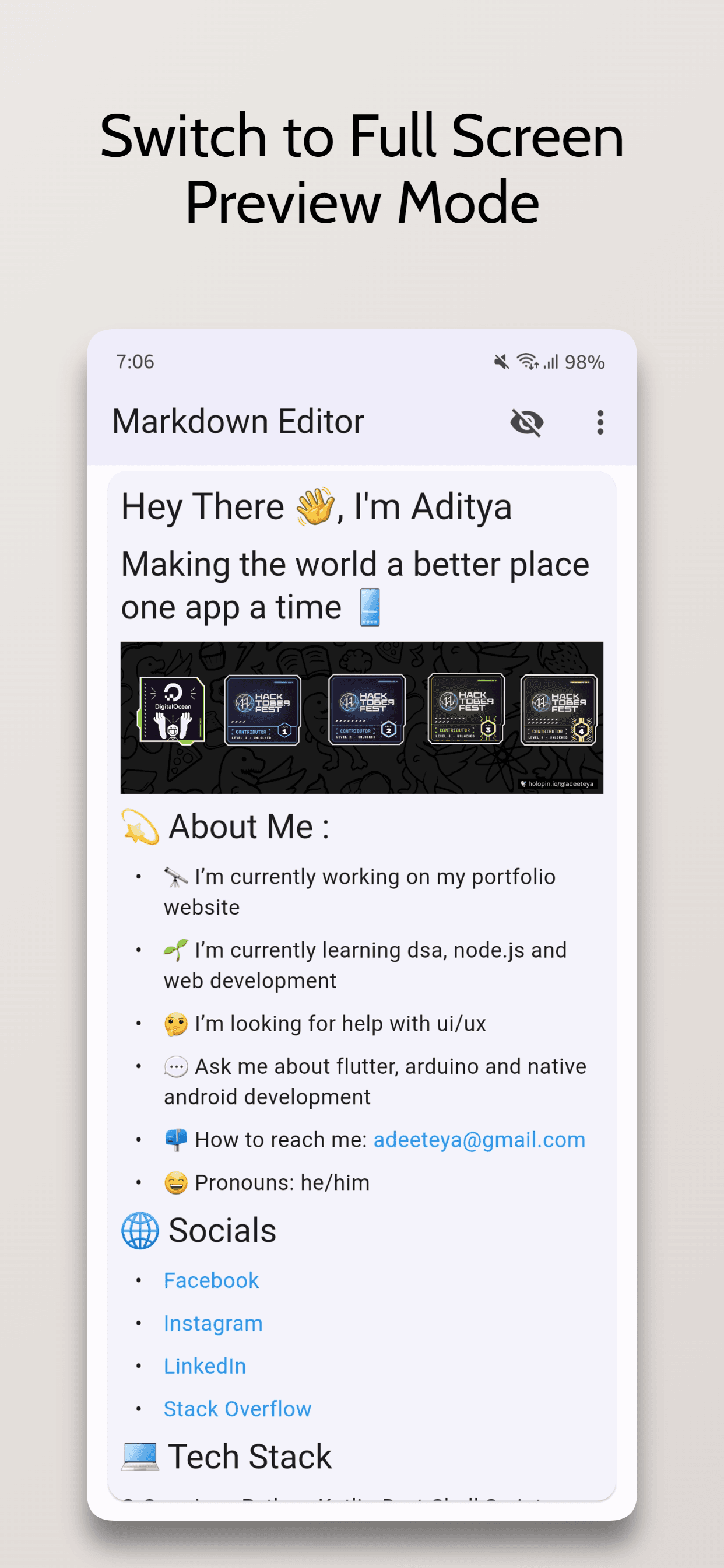 Скриншот 5 — Markdown Editor