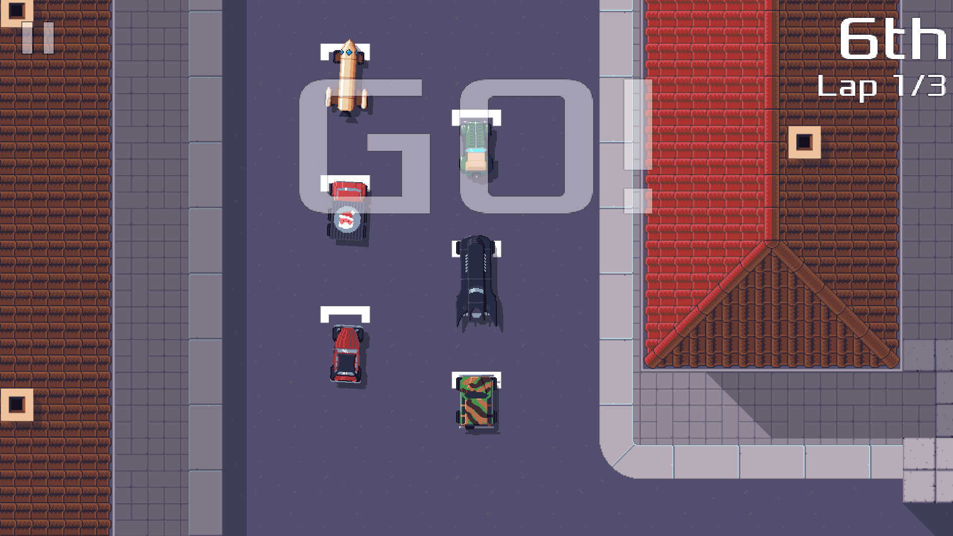 Скриншот 1 — Pixel Wheels - Пиксел Вилз