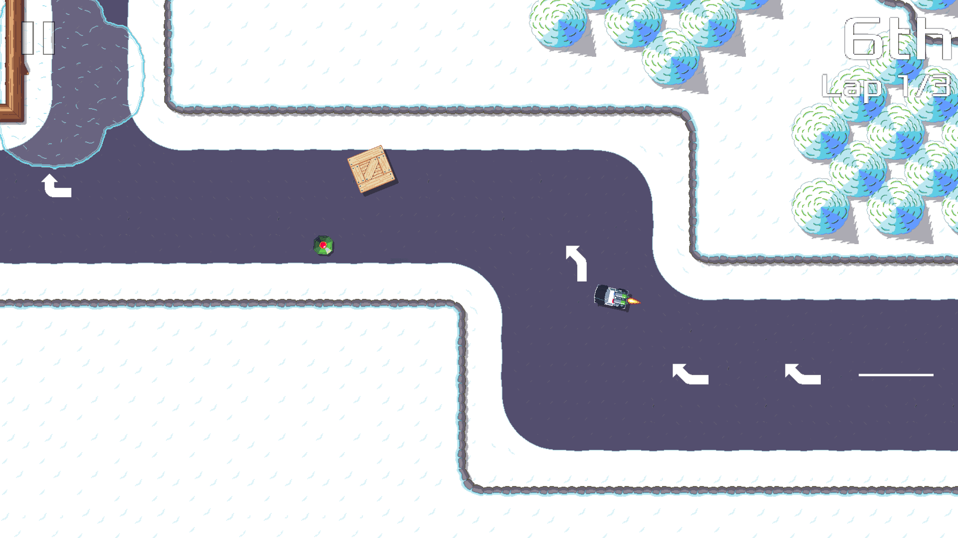 Скриншот 4 — Pixel Wheels - Пиксел Вилз